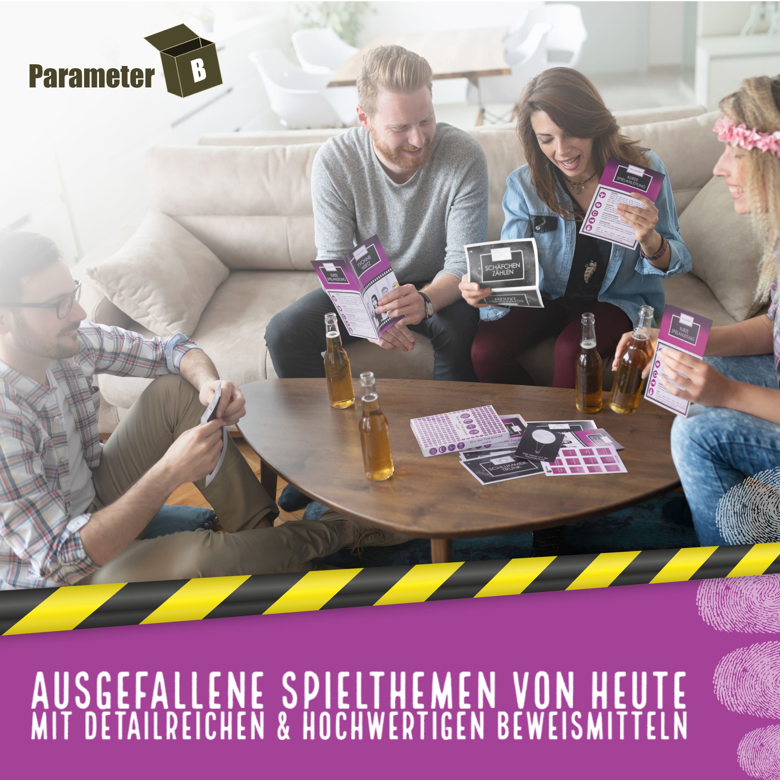 Nur der Tod träumt nicht – Krimi-Dinner Spiel für 4 Personen
