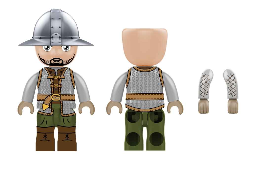Herocraft KIDDIZ Figuren-Pack: Ritter
