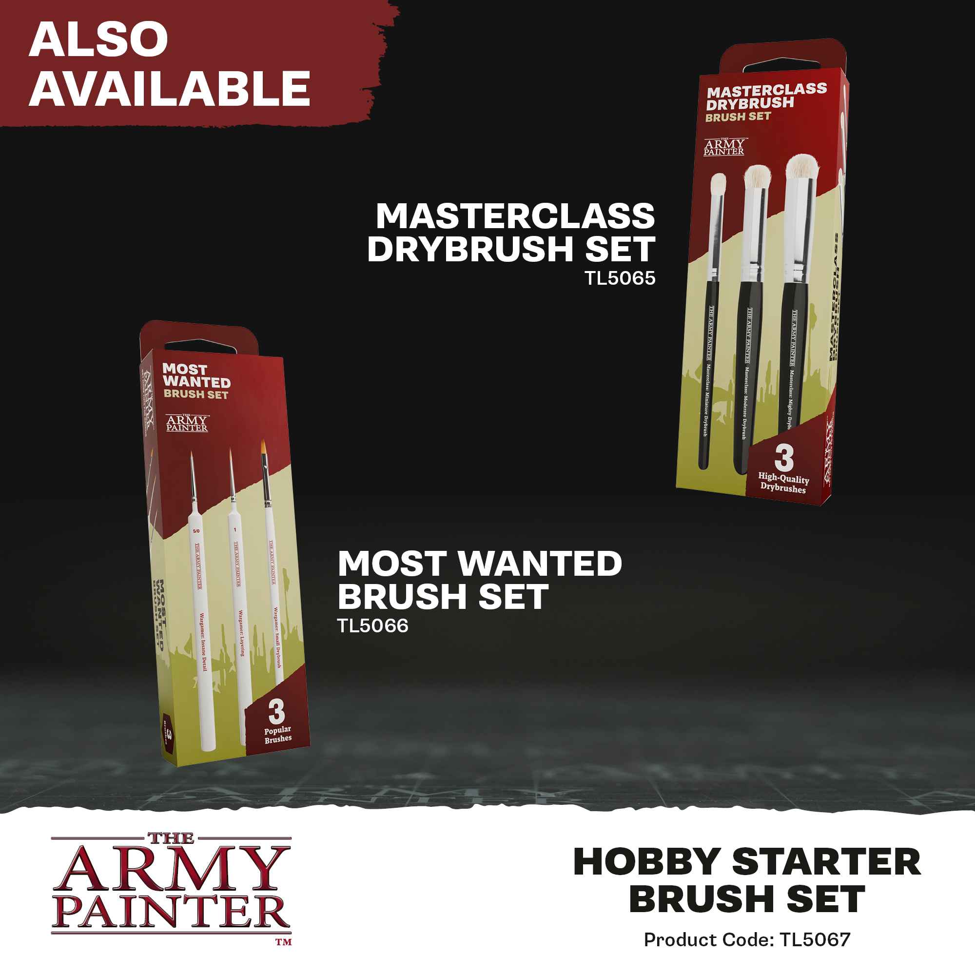 Army Painter Hobby Starter Brush Set *new*