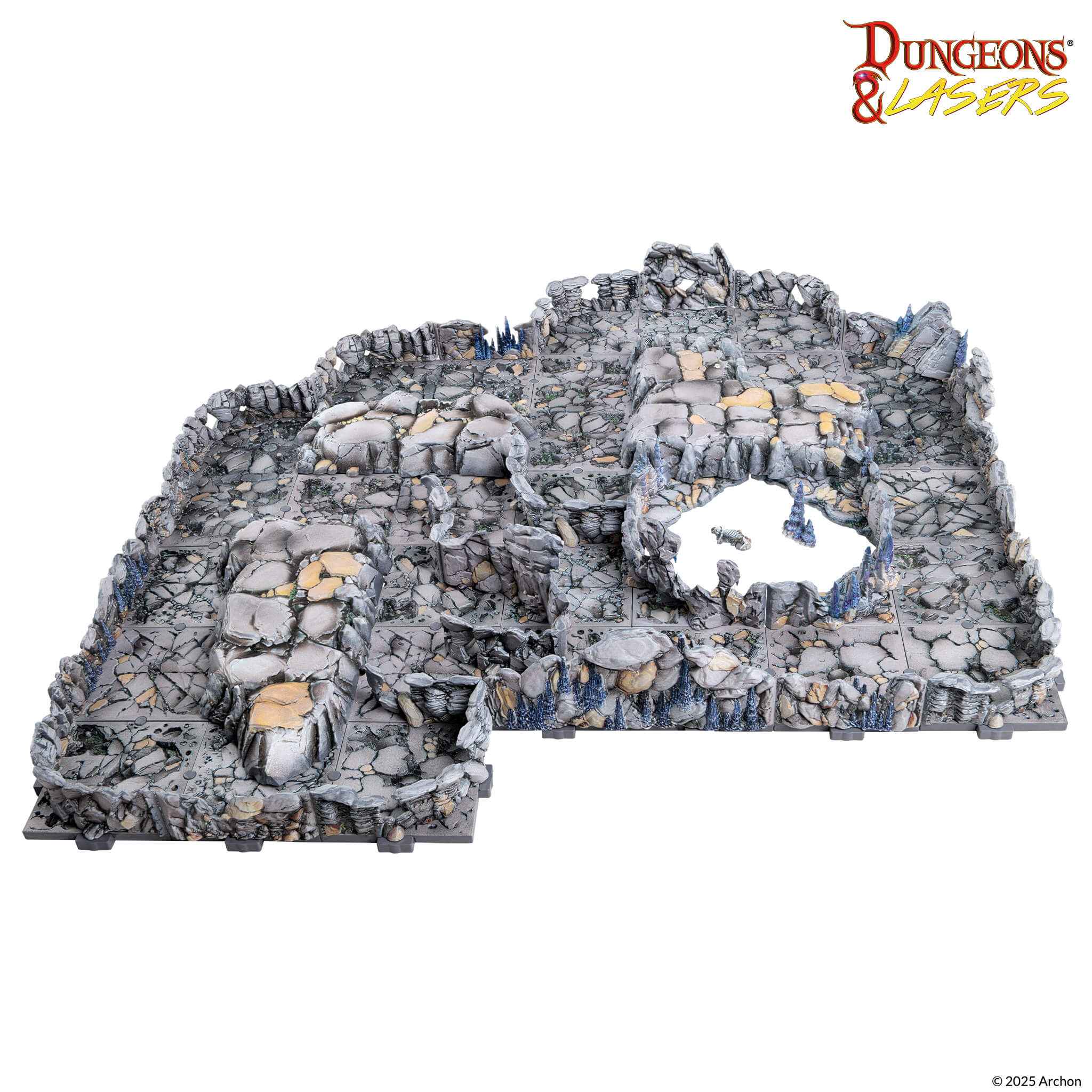 Dungeon&Lasers: Rocky Caves: Pre-Painted
