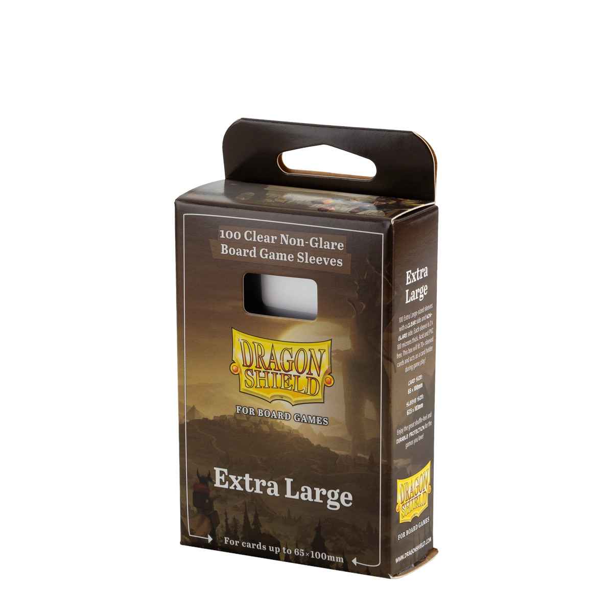 Dragon Shield: Board Game Sleeves Clear/NonGlare – Extra large (100)