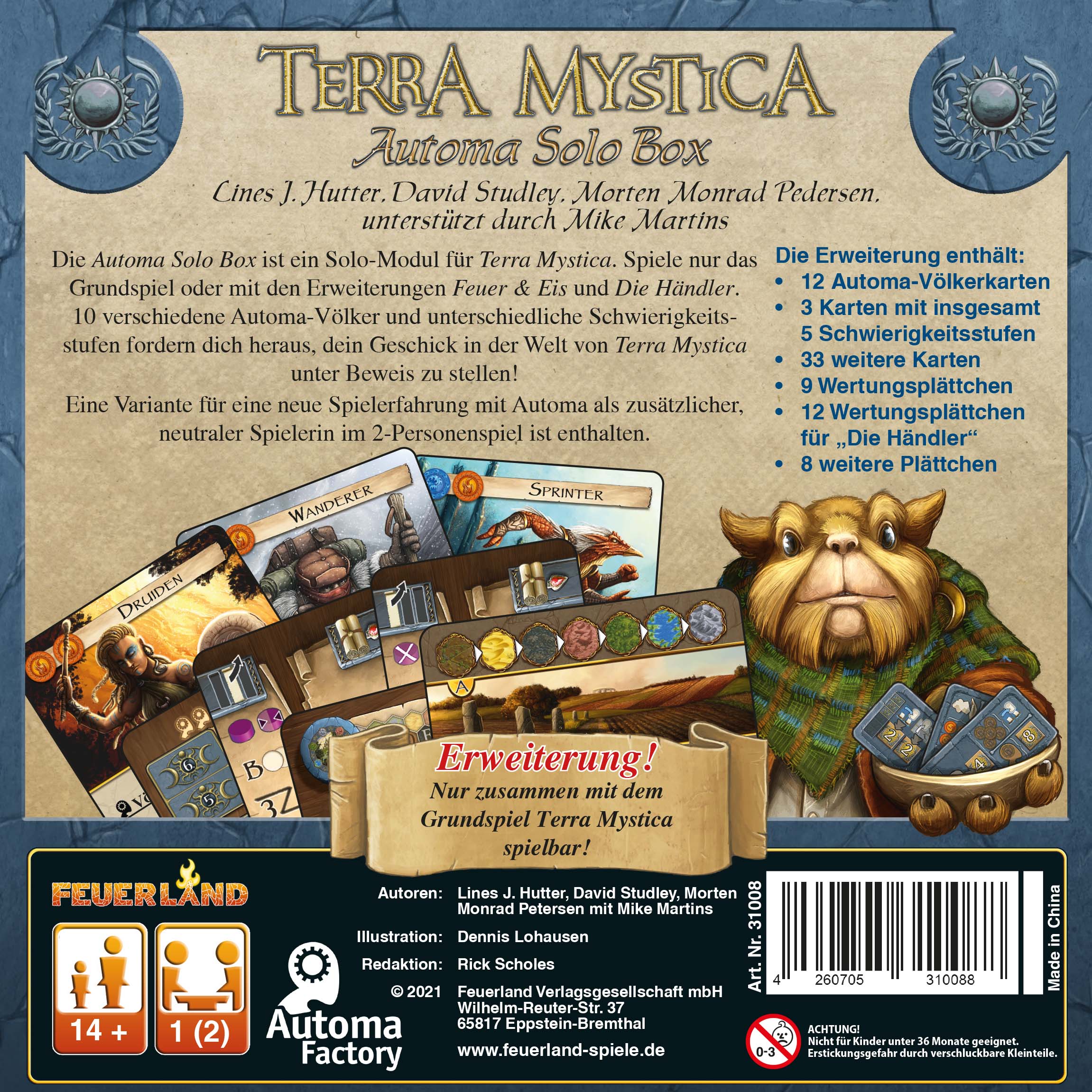 Terra Mystica: Terra Mystica Automa Solo Box [Erweiterung] (deutsch)