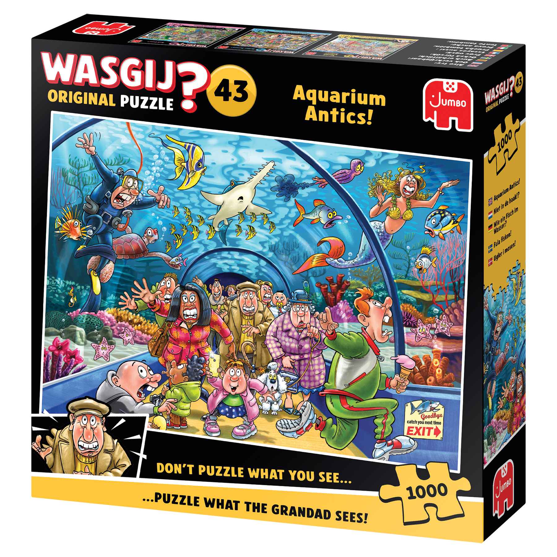 Wasgij Orginal 43: Wie ein Fisch im Wasser ? (1000 Teile)