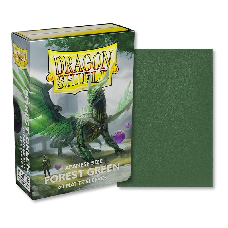 Dragon Shield: Japanese Matte – Forest Green (60)