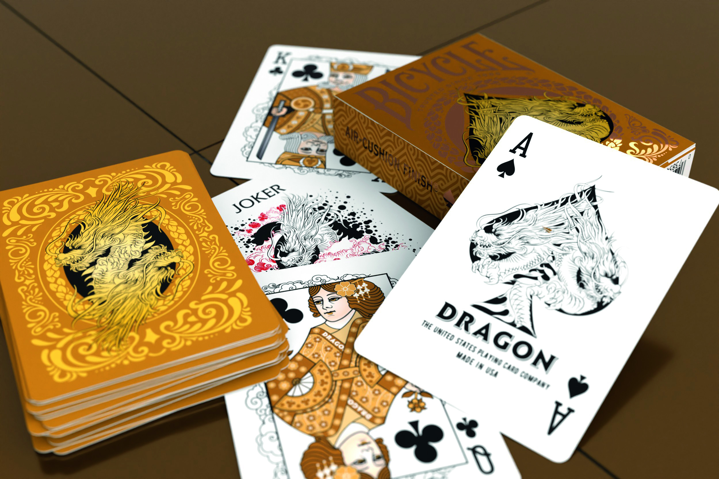 Bicycle Gold Dragon