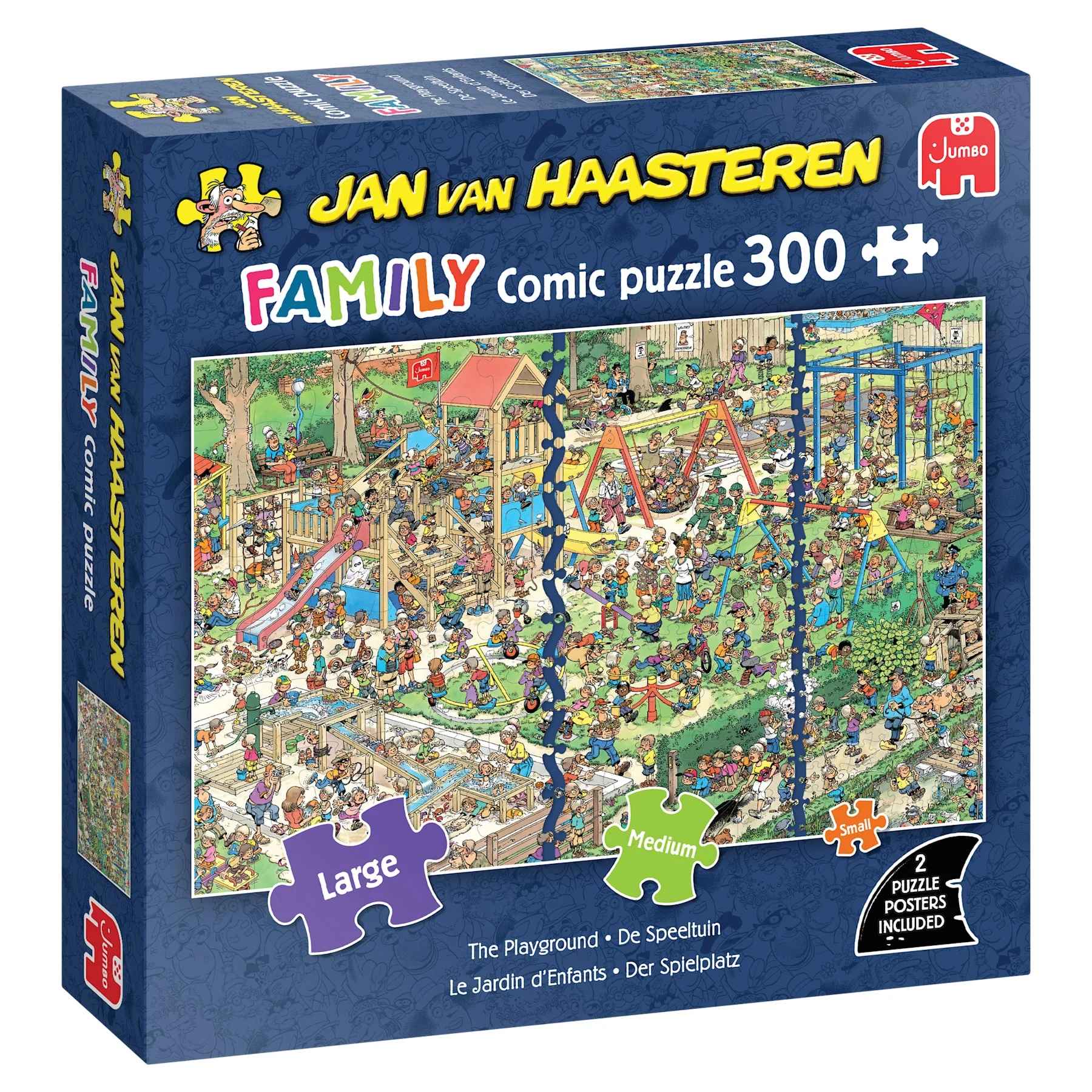 Puzzle: Der Spielplatz ( Family Jan van Haasteren) (300 Teile)