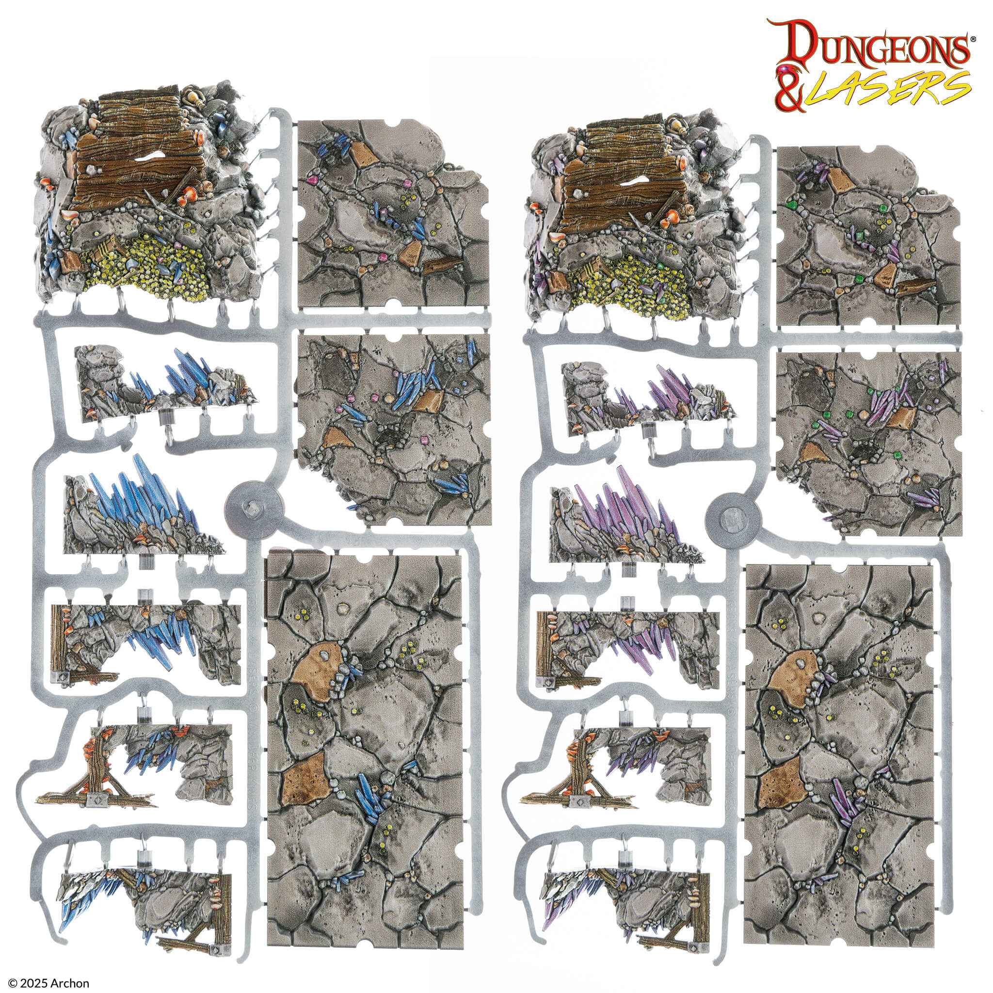 Dungeon&Lasers:Deep Mines: Pre-Painted