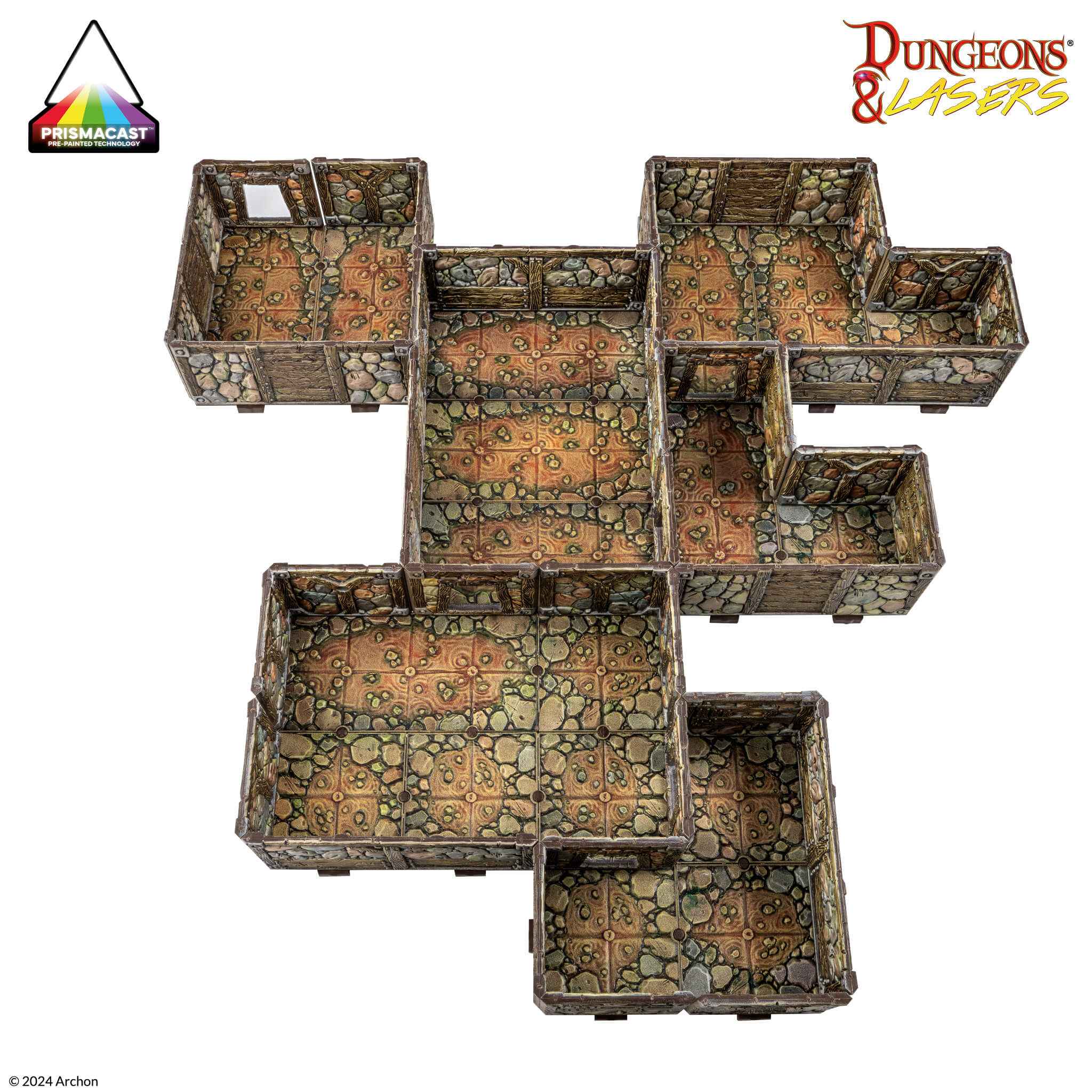 Dungeon&Lasers: Abandoned Mines: Pre-Painted