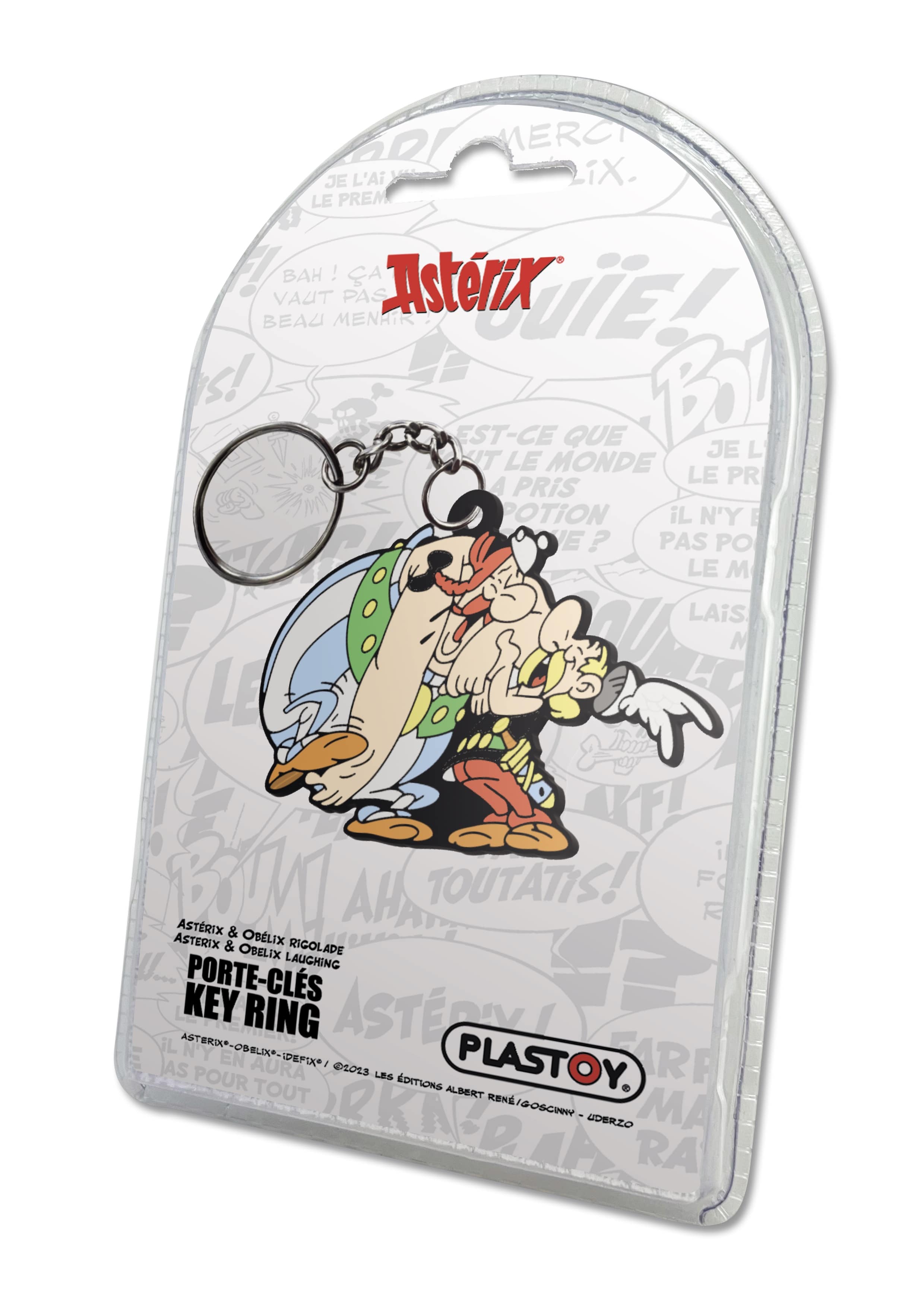 Asterix und Obelix lachend - Schlüsselanhänger
