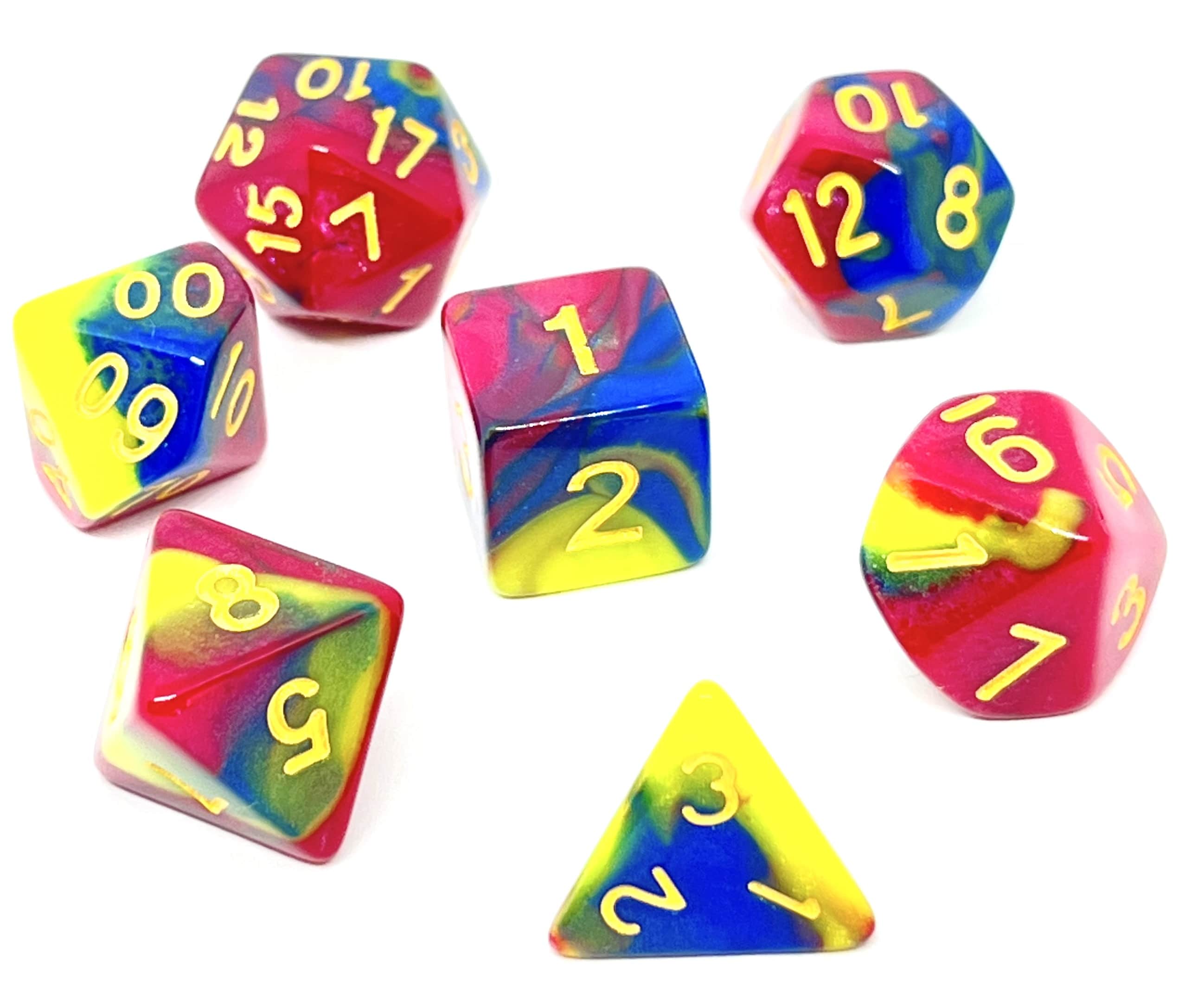 Würfelset: Harlekin (7)