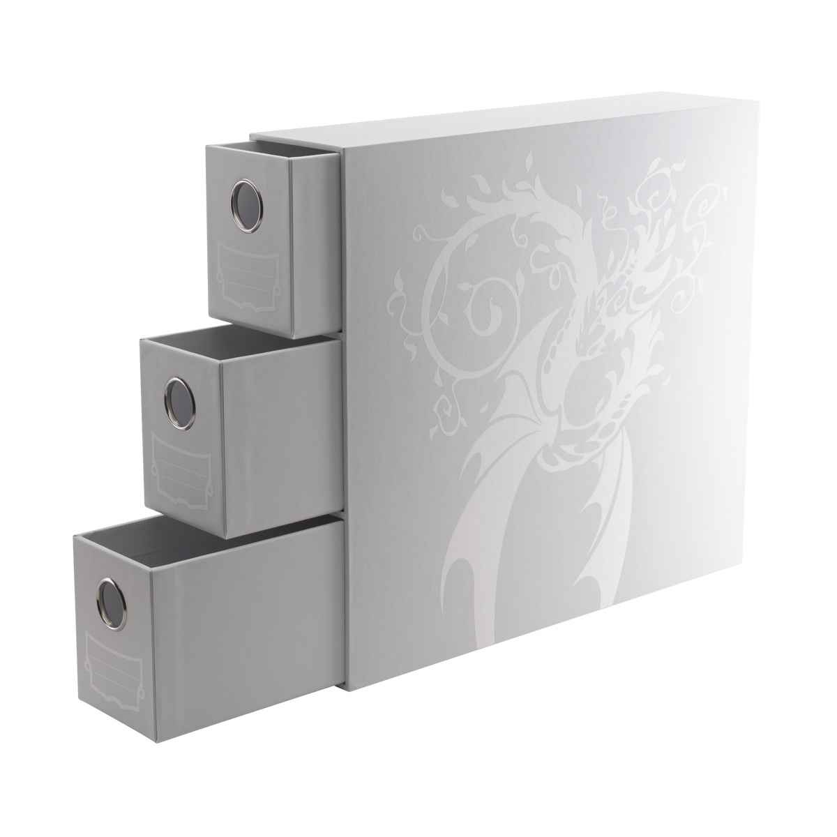 Dragon Shield: Fortress Card Drawers – 3XL - Vertical – White