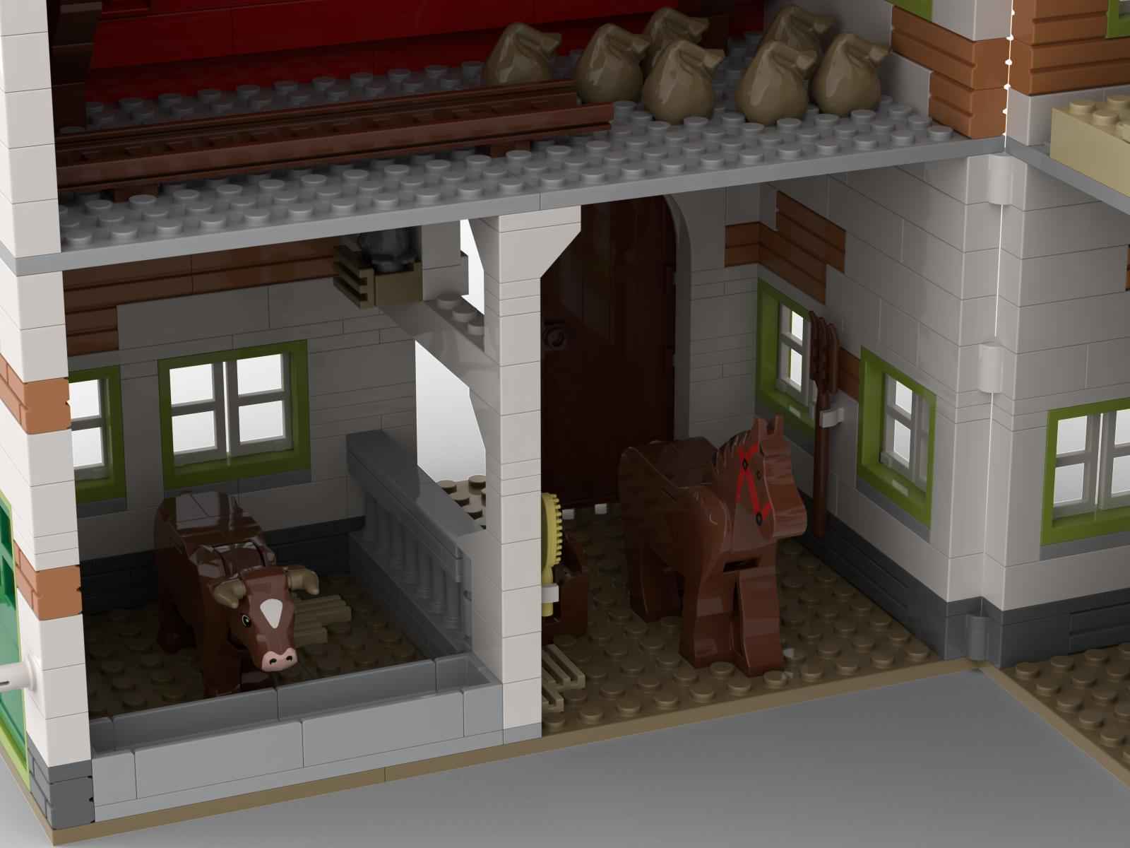 Brickfarm Bauernhof Stall