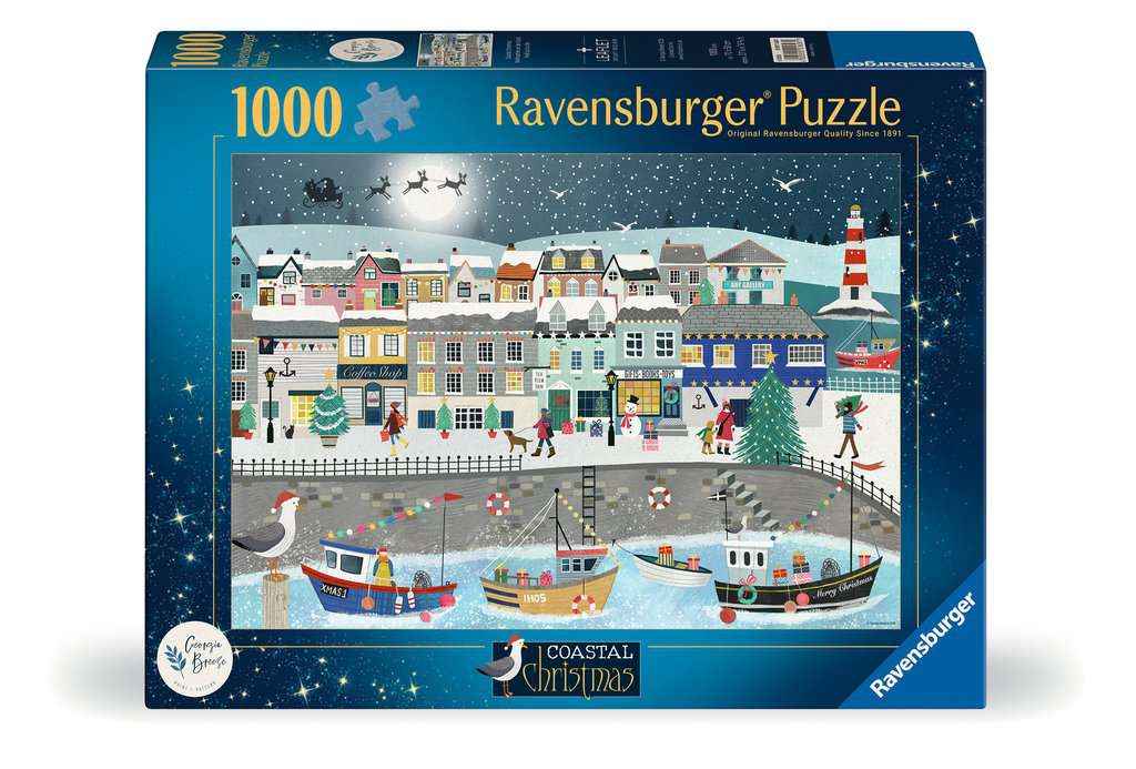 Puzzle: Weihnachten am Hafen (1000 Teile)