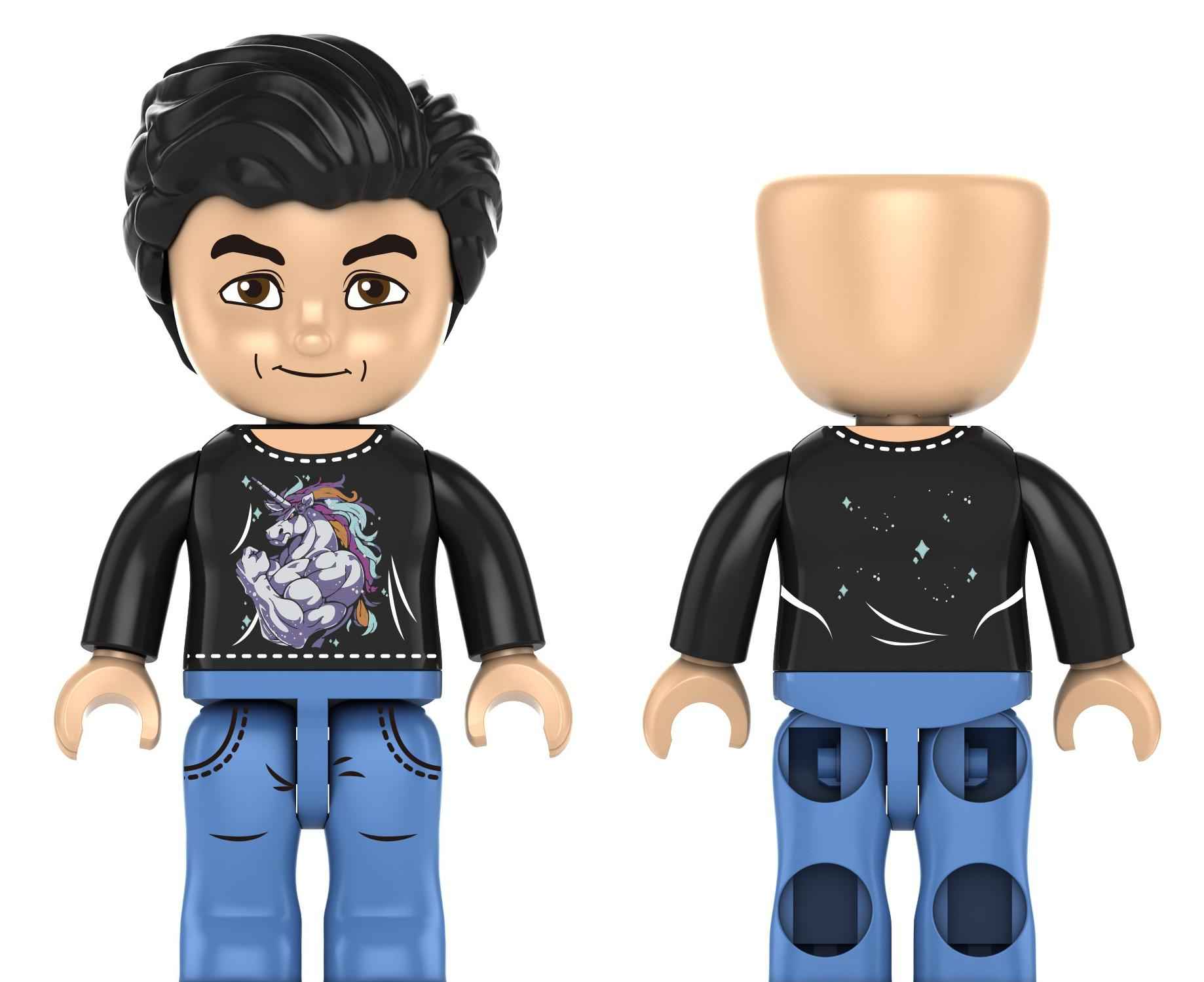Bricity KIDDIZ Figuren-Pack: Held der Steine & Johnny´s World