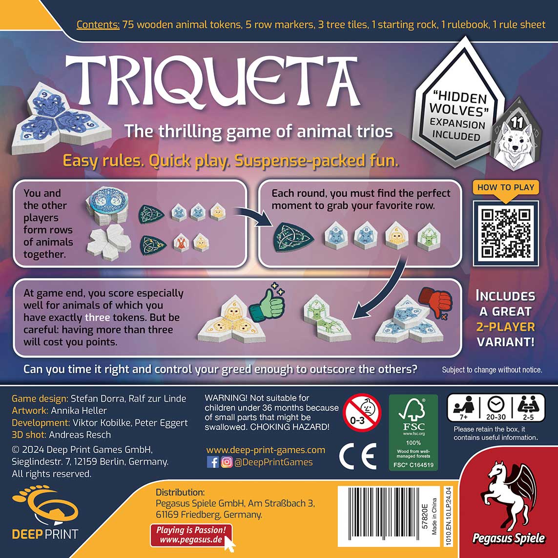 Triqueta 2nd Edition (English Edition) (Deep Print Games)