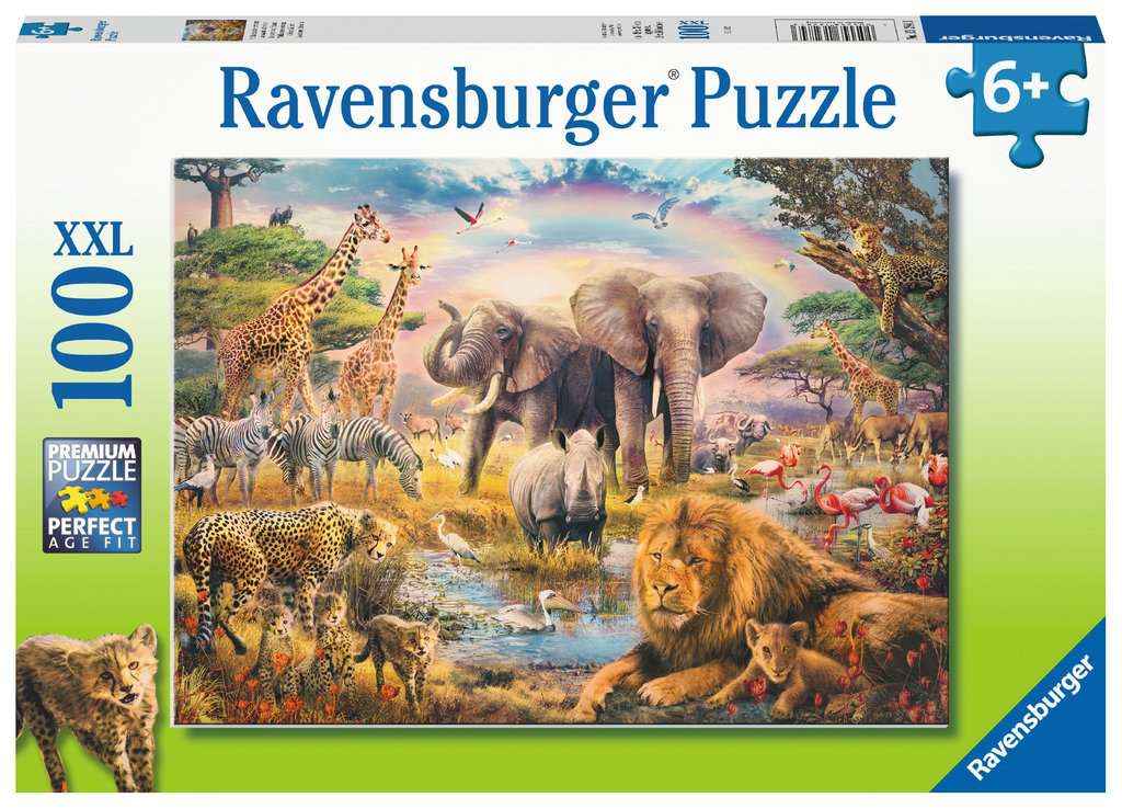 Puzzle: Afrikanische Savanne (100 XXL Teile )
