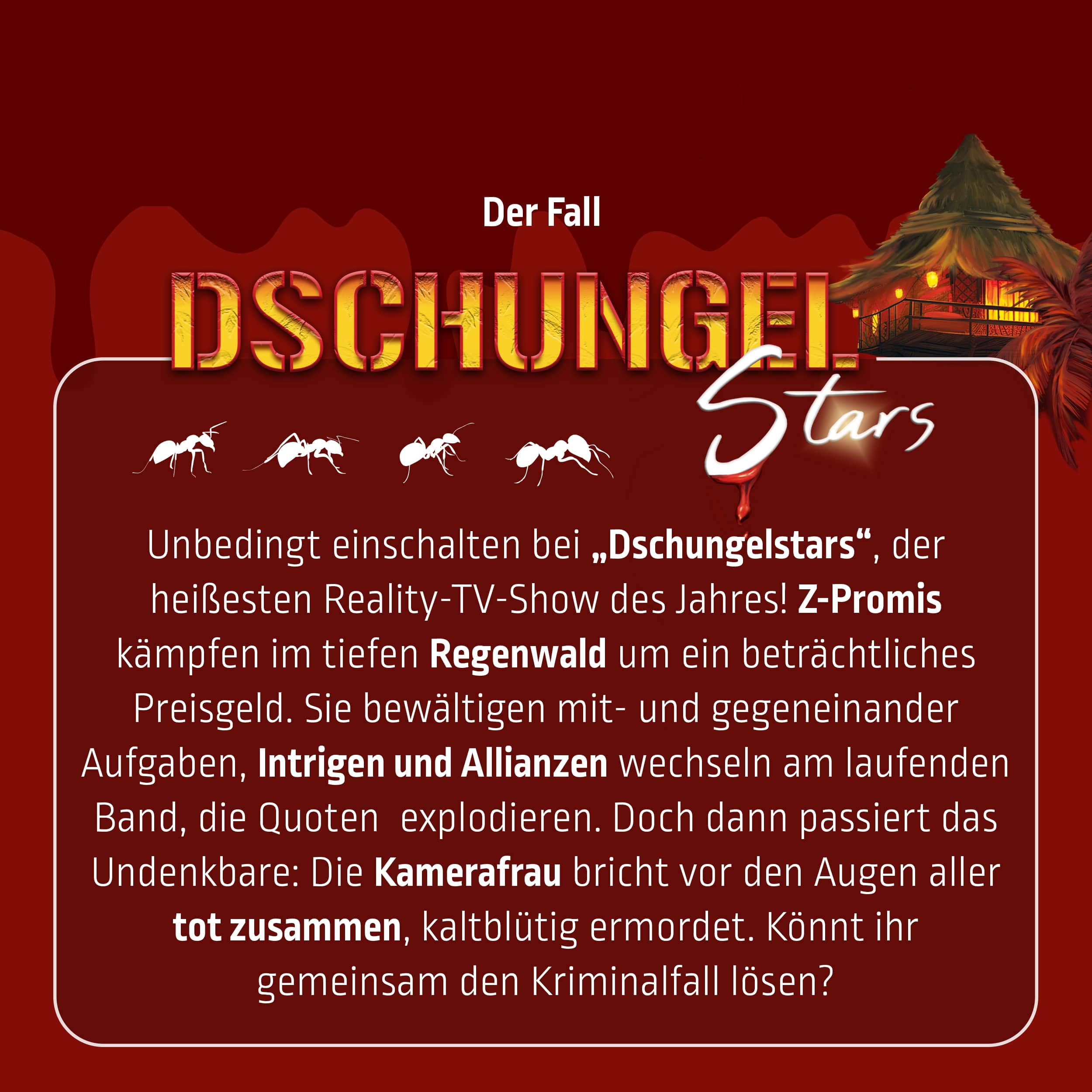 Mord bei Tisch: Dschungelstars