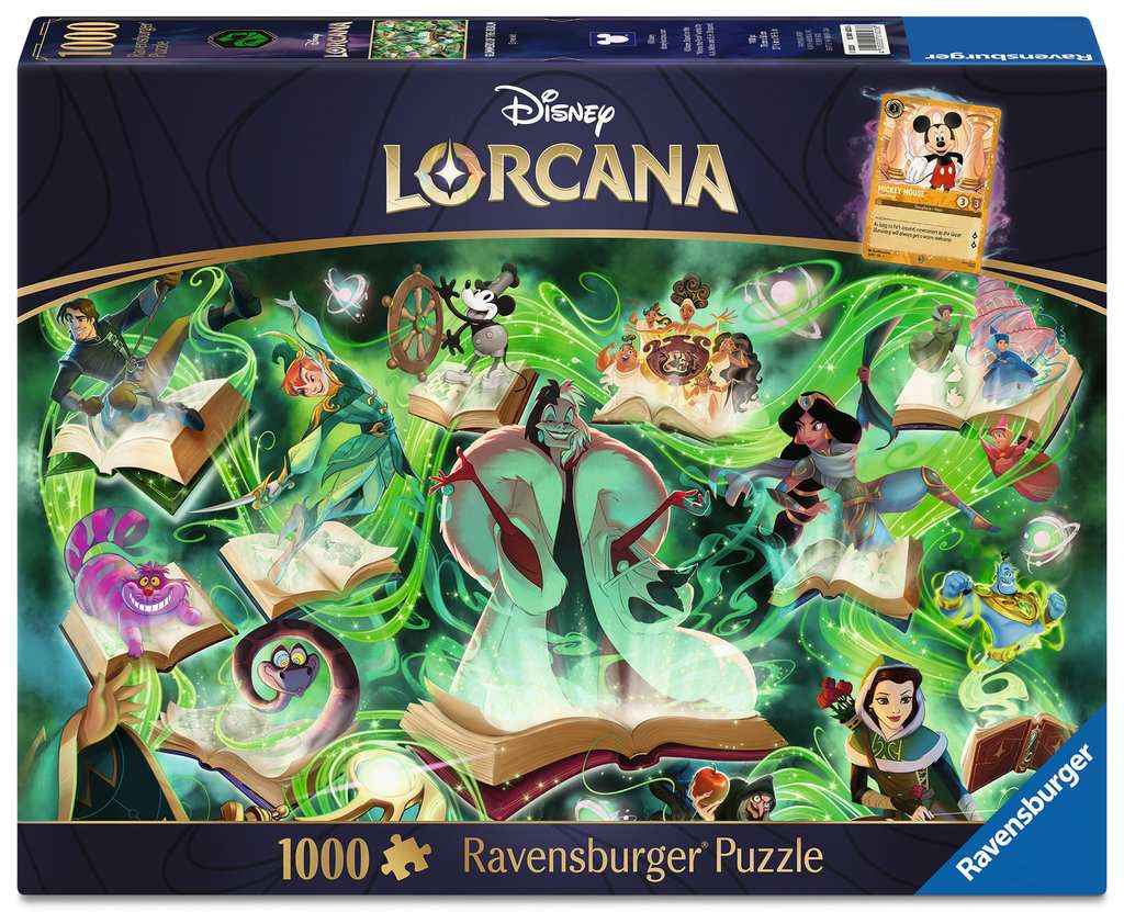Puzzle: Disney Lorcana – Glimmers of the Realm: Emerald (1000 Teile)