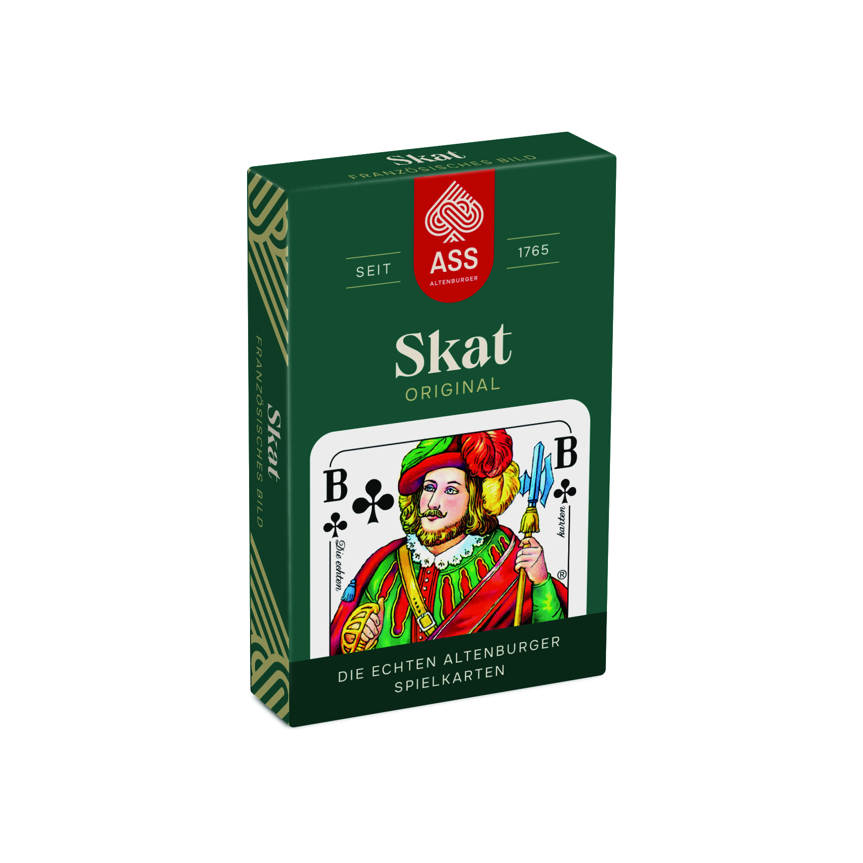 Skat, französisches Bild, in Faltschachtel (plastikfrei im Spiel)