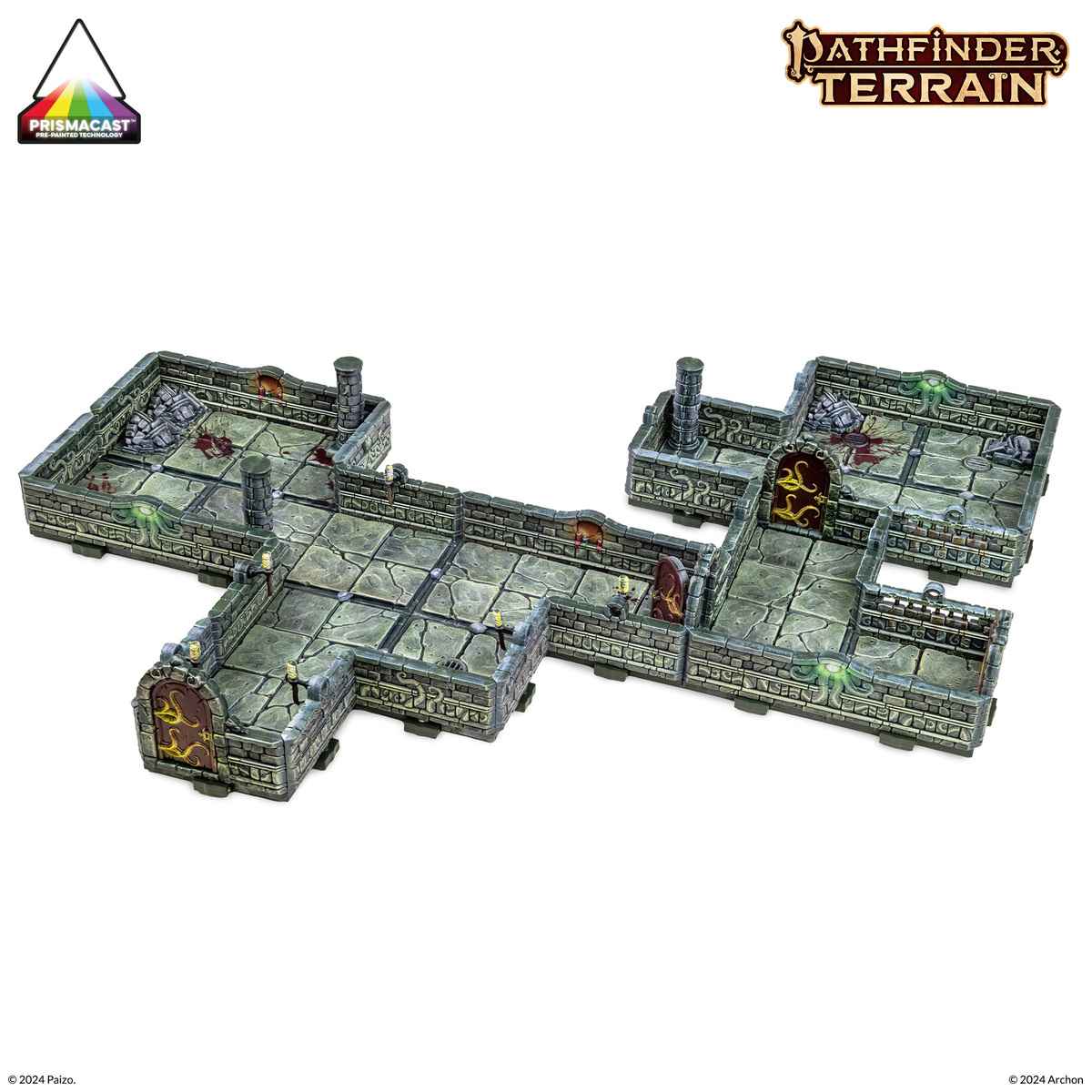 Dungeon&Lasers: Pathfinder Terrain: Abomination Vaults Pre-Painted