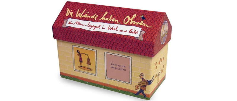 Die Wände haben Ohren – Ein Memo-Legespiel in Wort und Bild