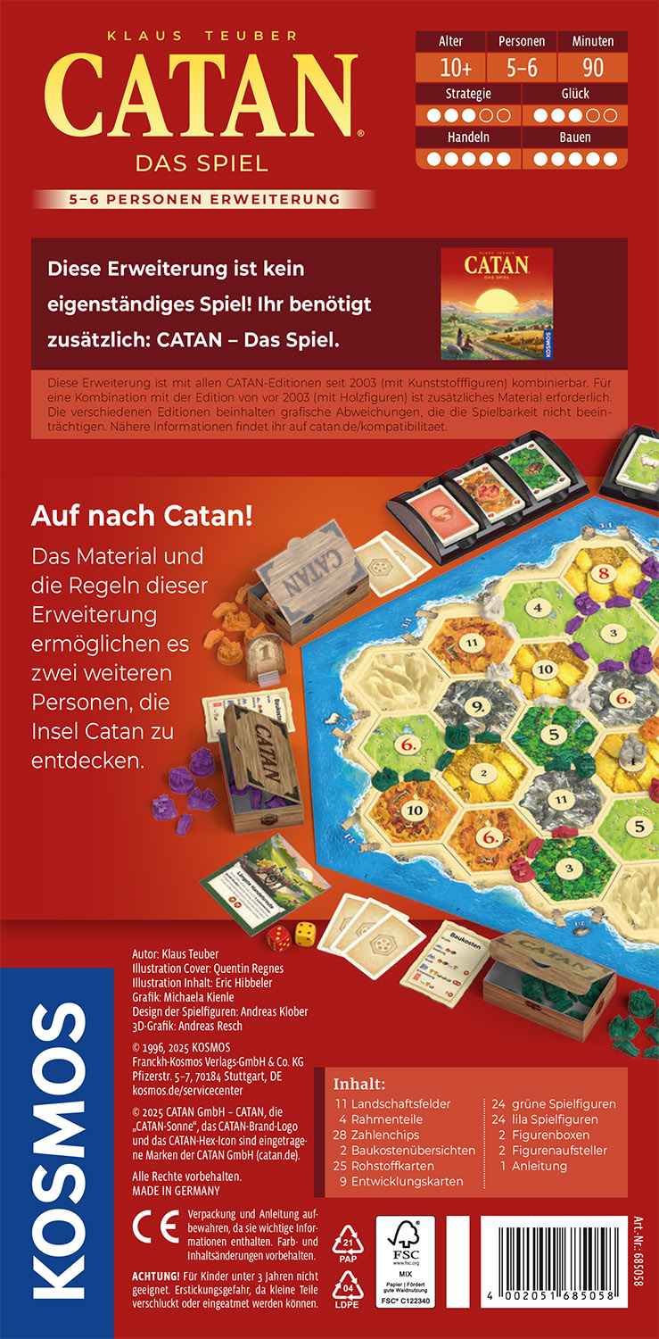 CATAN: 5-6 Spieler [Erweiterung] (2025)