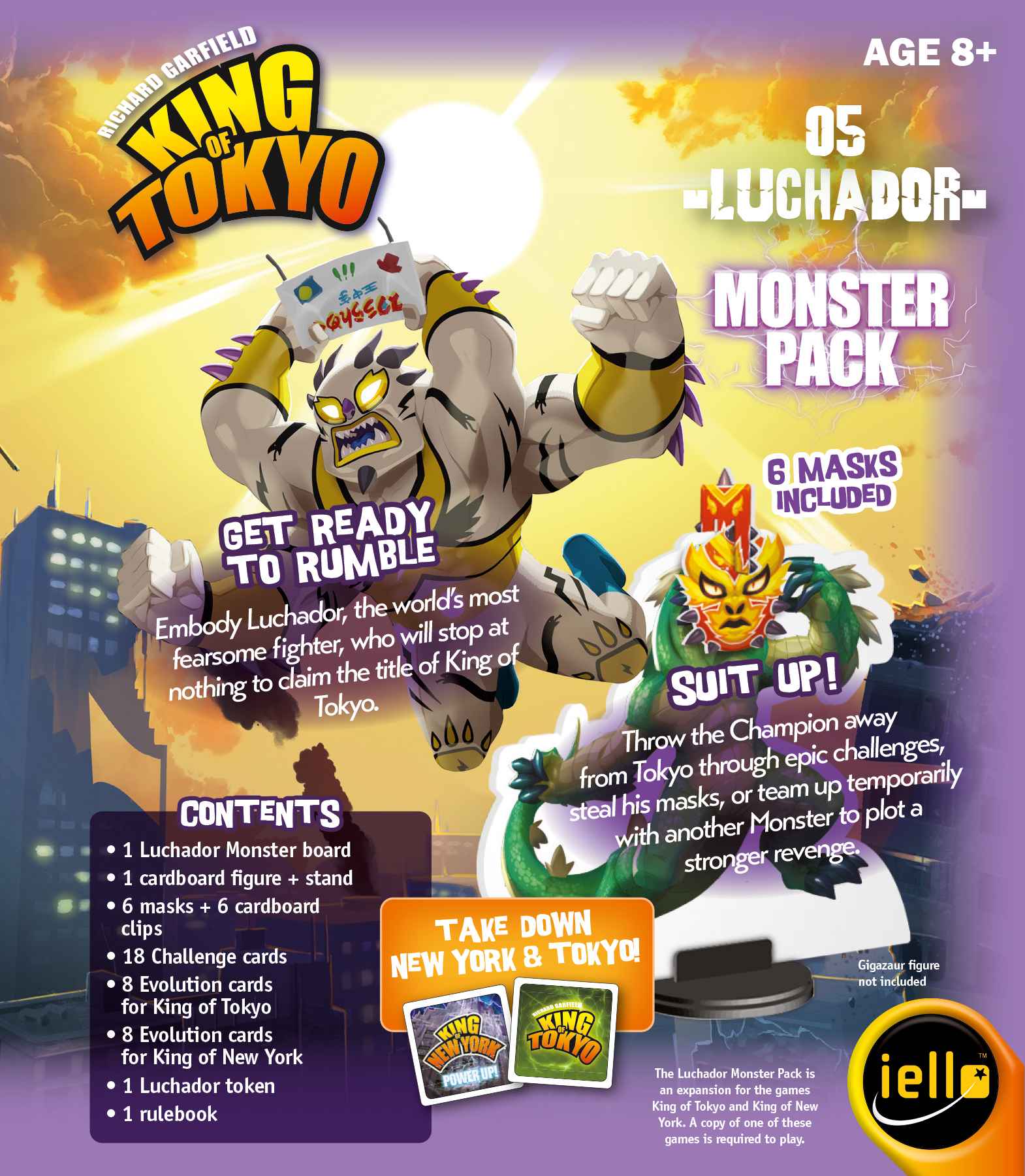 King of Tokyo: Monster Pack: Luchador (englisch)
