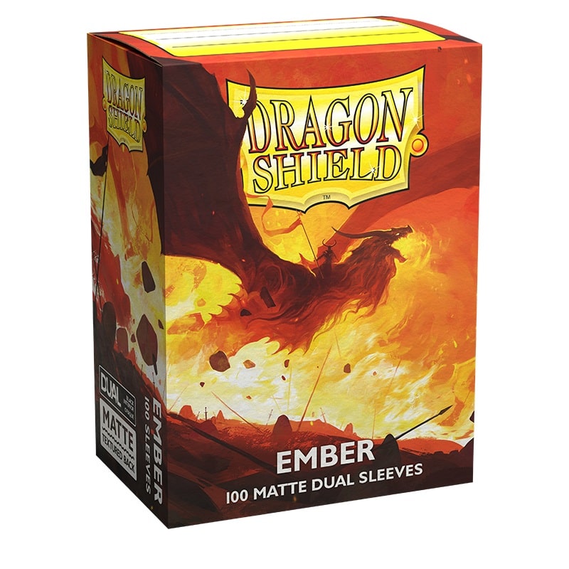 Dragon Shield: Matte – Dual Ember  (100)