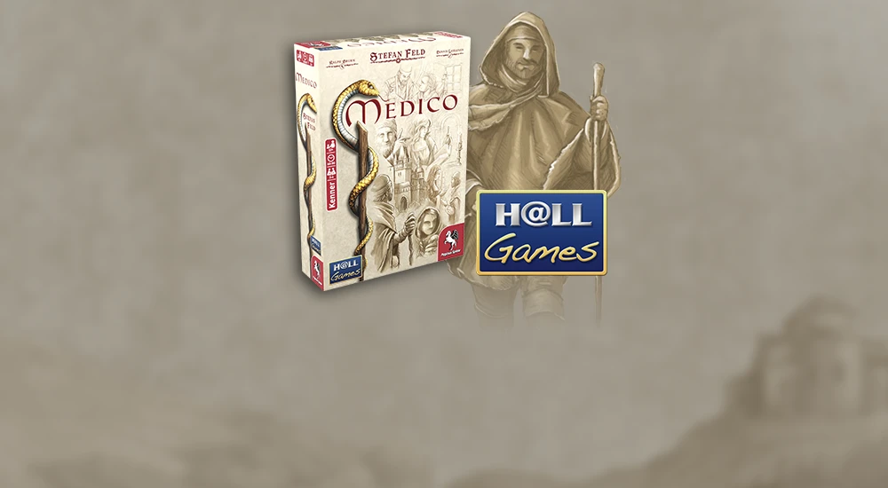 Medico von Stefan Feld – das neue Kennerspiel von Hall Games im Vertrieb von Pegasus Spiele