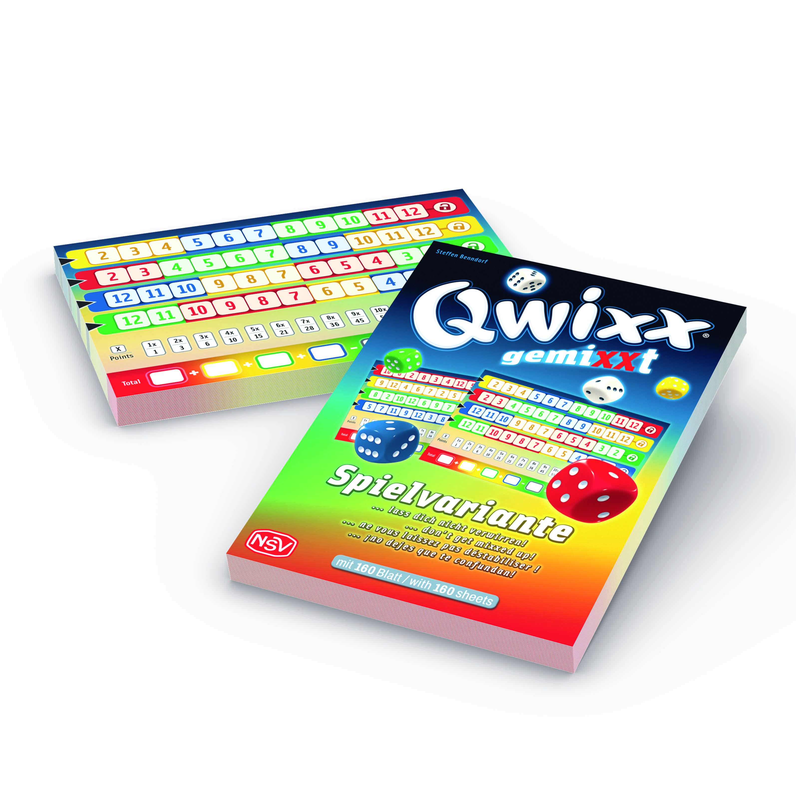 Qwixx Gemixxt - Zusatzblöcke (Neuauflage im XL-Format)