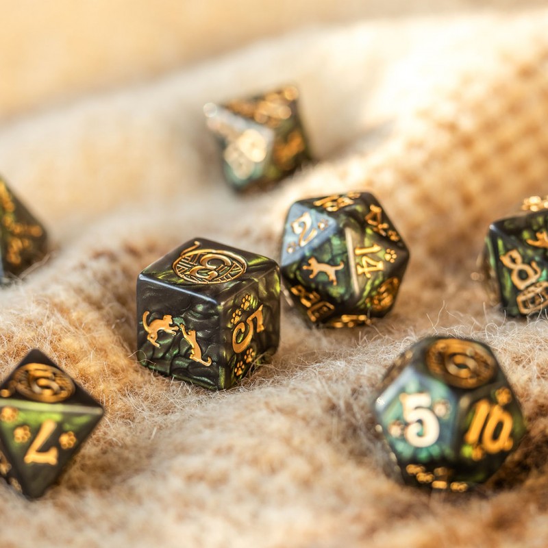 Cats Dice Set: Pixel (7)