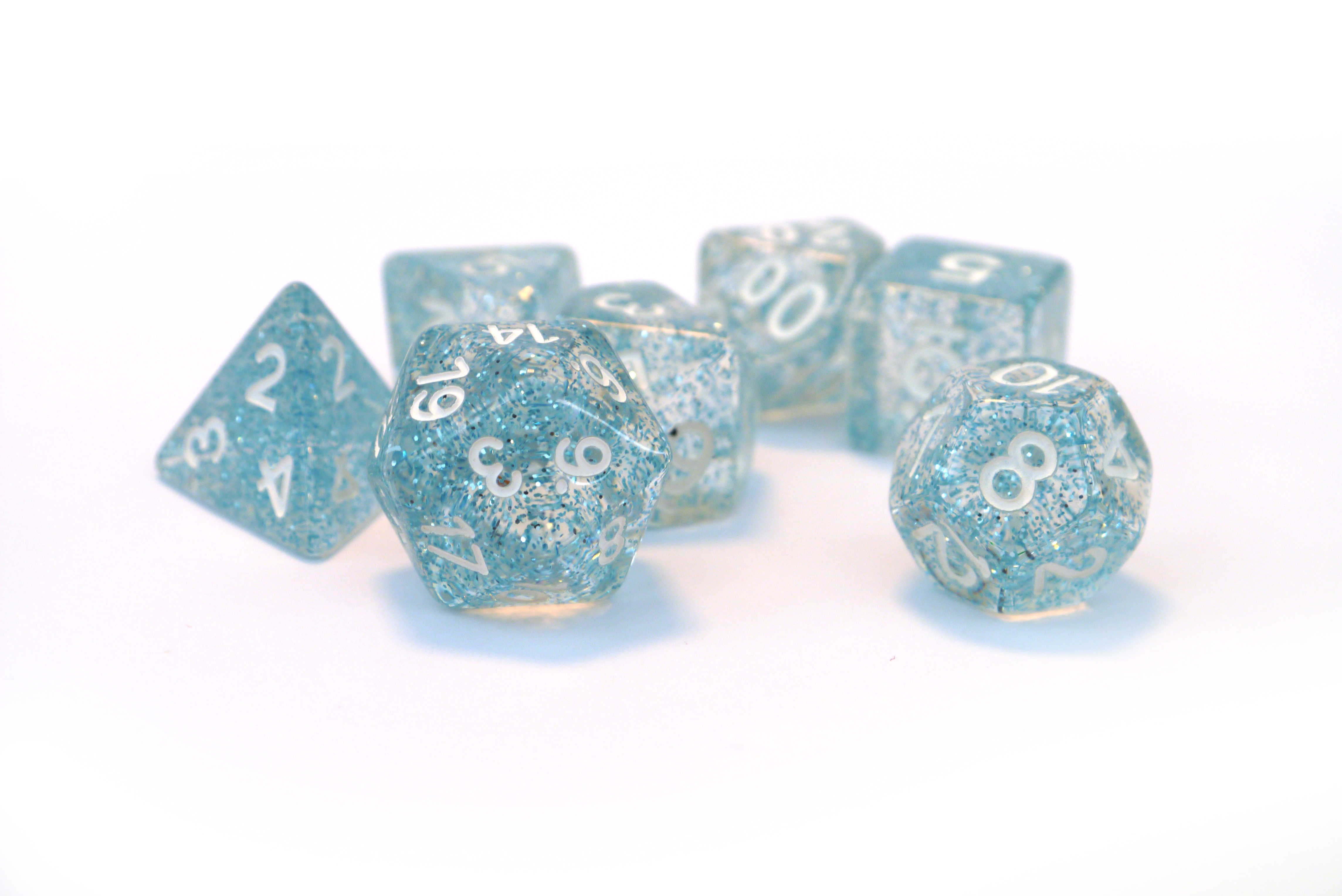 Würfelset Confetti: Blue (7)