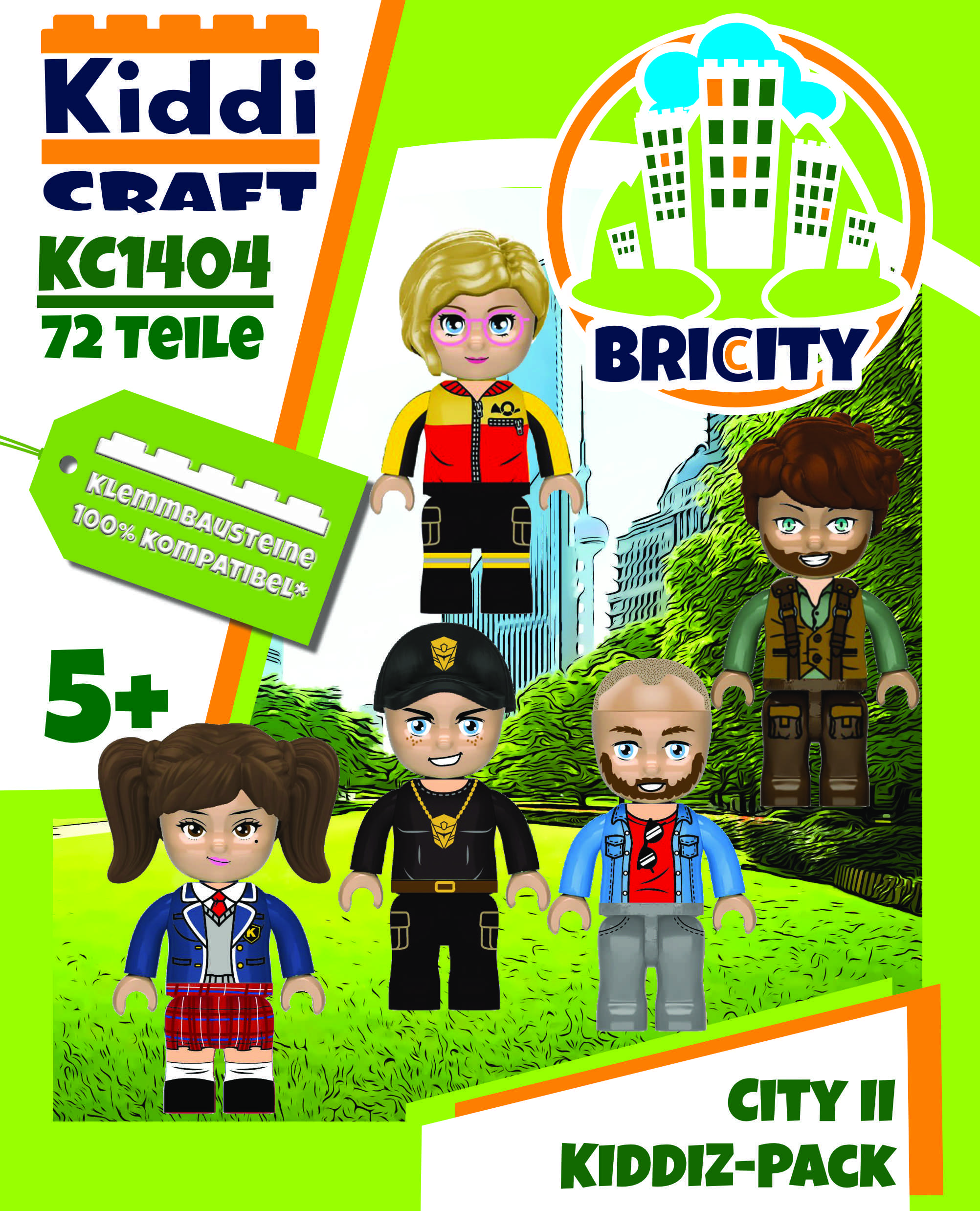 Bricity KIDDIZ Figuren-Pack City II