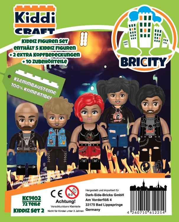 Bricity KIDDIZ Figuren-Pack Rock Festival