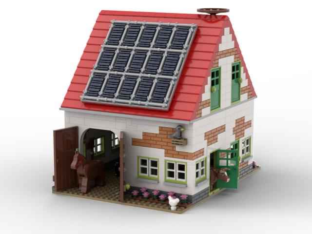 Brickfarm Bauernhof Stall