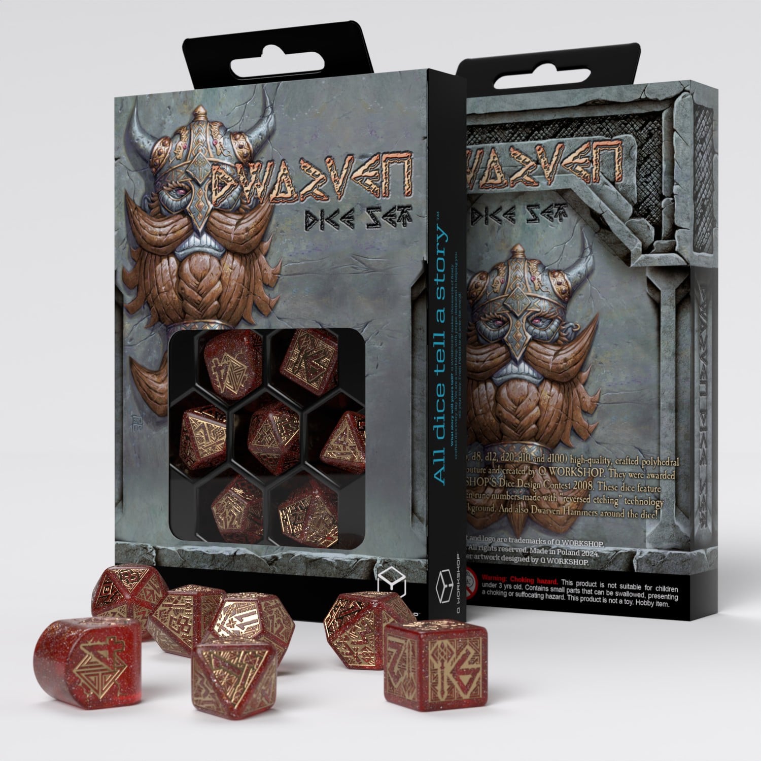 Dwarven Dice Set: Jewels (7)
