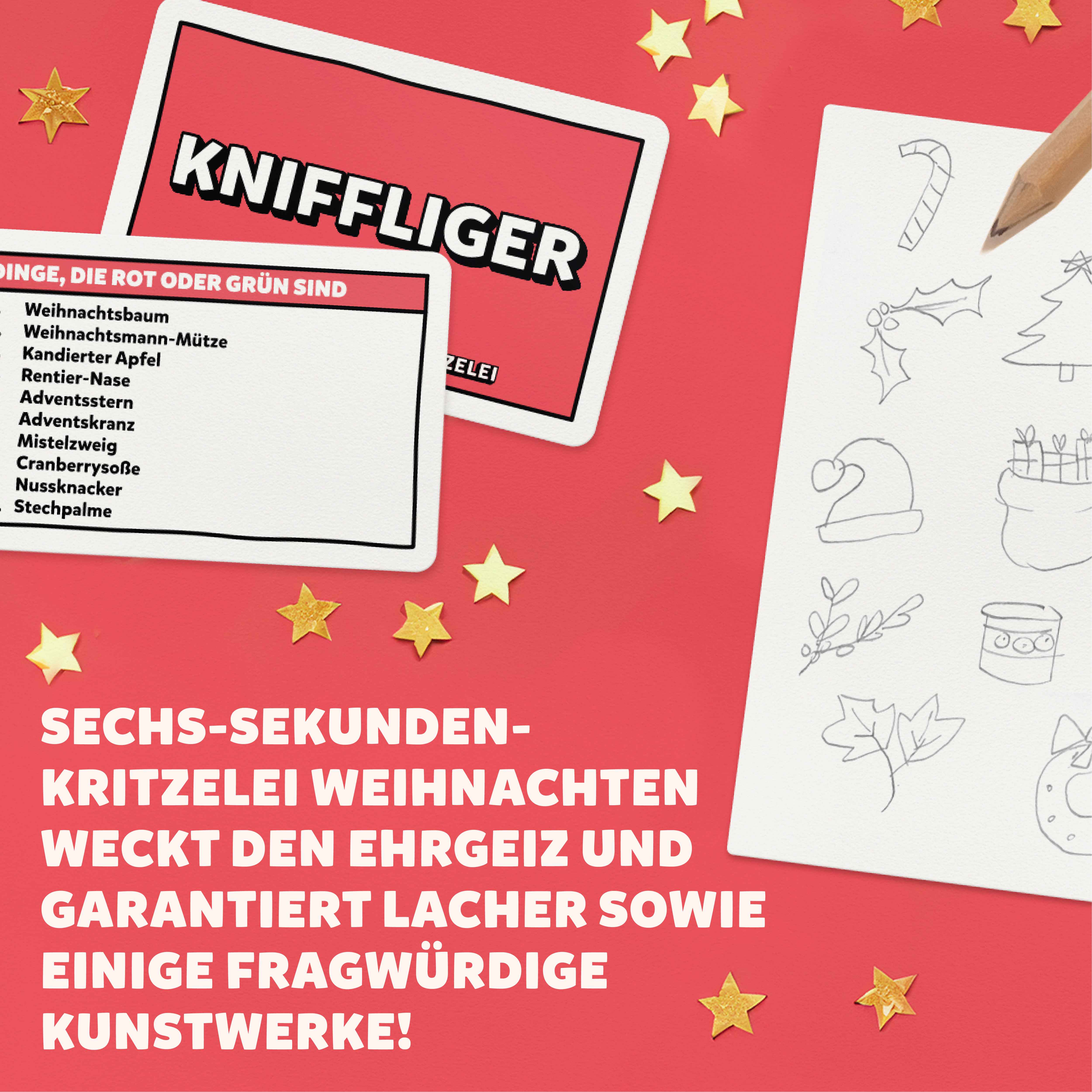 Sechs-Sekunden-Kritzelei Weihnachten