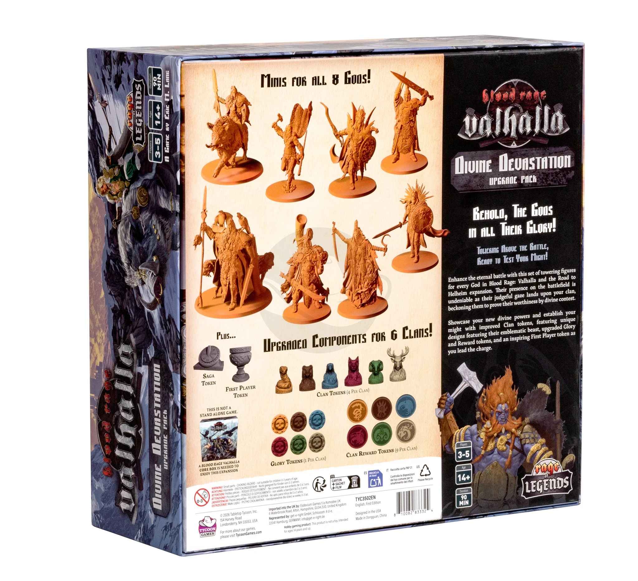 Blood Rage Valhalla: Divine Devastation Upgrade Pack