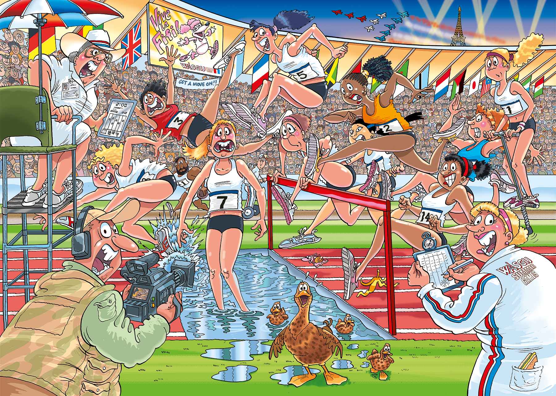 Wasgij Original 44: Summer Games (1000 Teile)