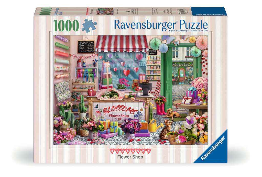 Puzzle: Der kleine Blumenladen (1000 Teile)