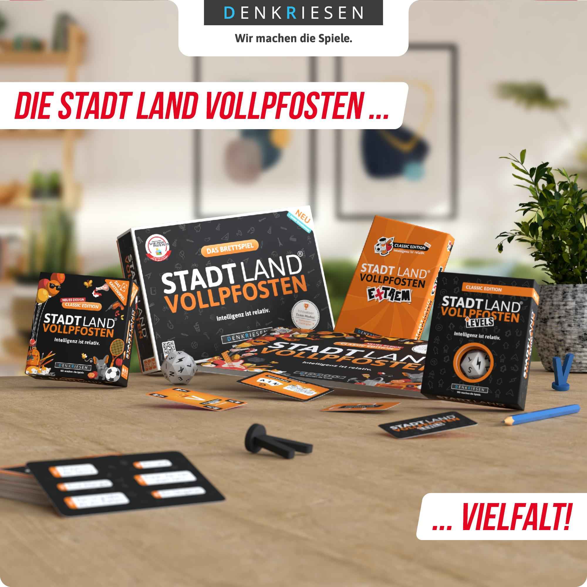 STADT LAND VOLLPFOSTEN – Das Kartenspiel - Eintracht Frankfurt EDITION -