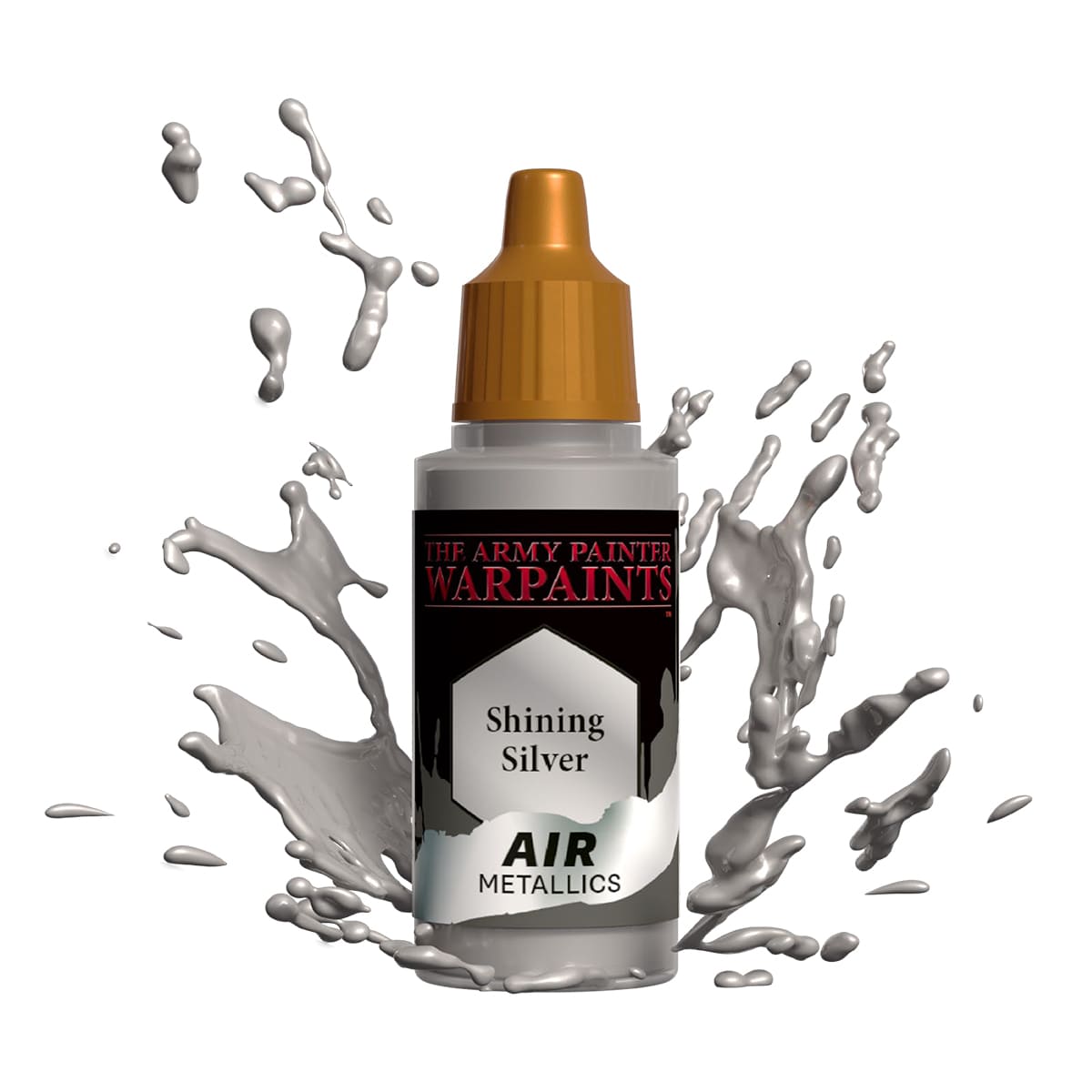 Army Painter Paint Metallics: Air Shining Silver (6)