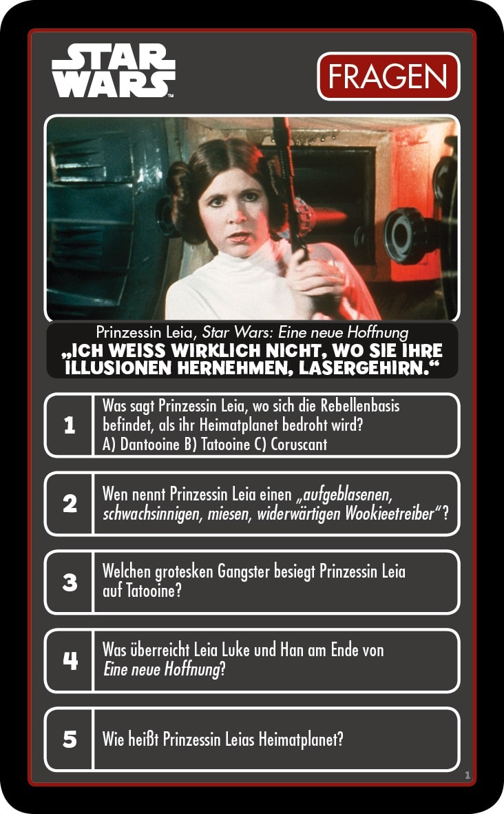 Top Trumps Quiz – Star Wars