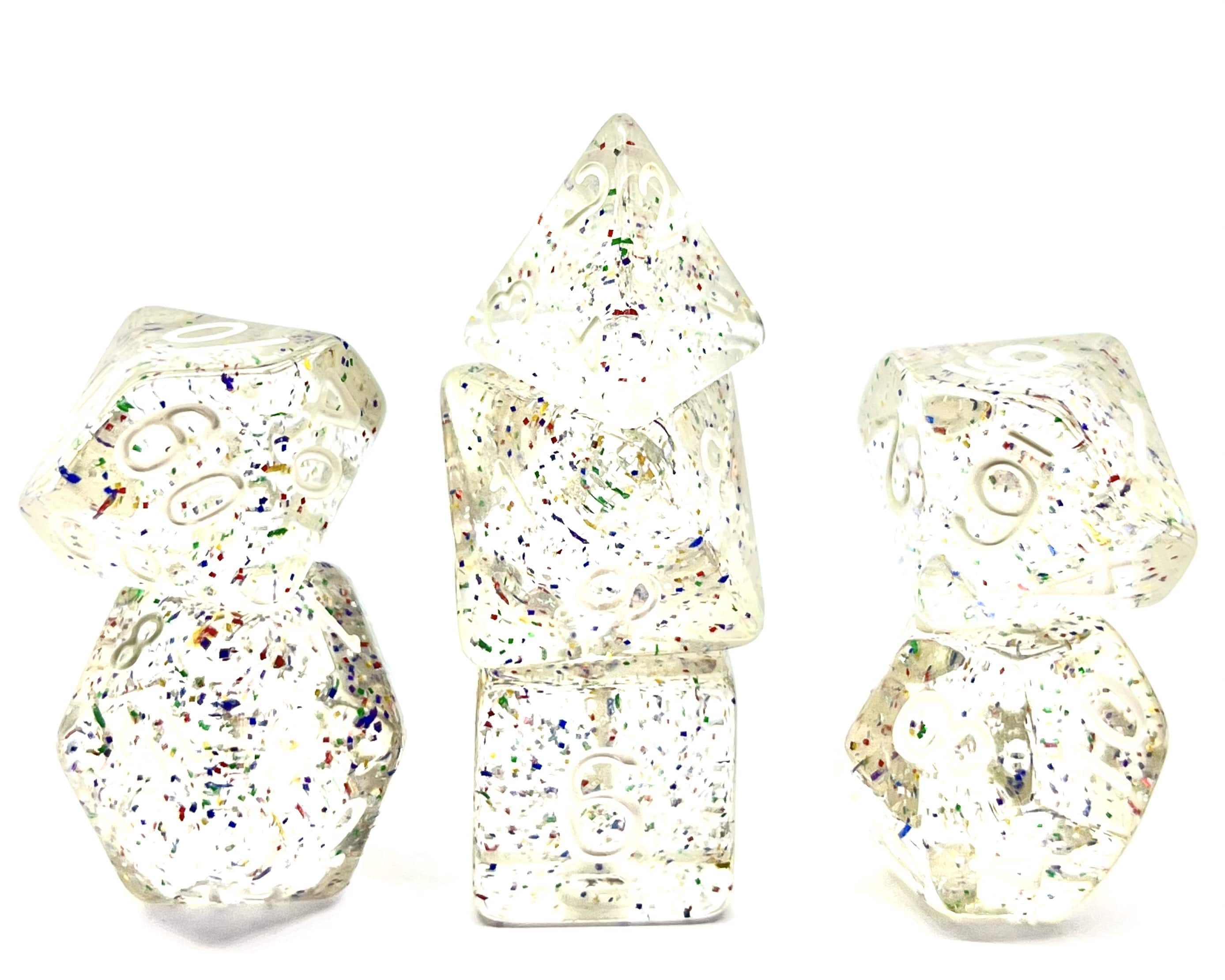 Würfelset Confetti: Rainbow (7)