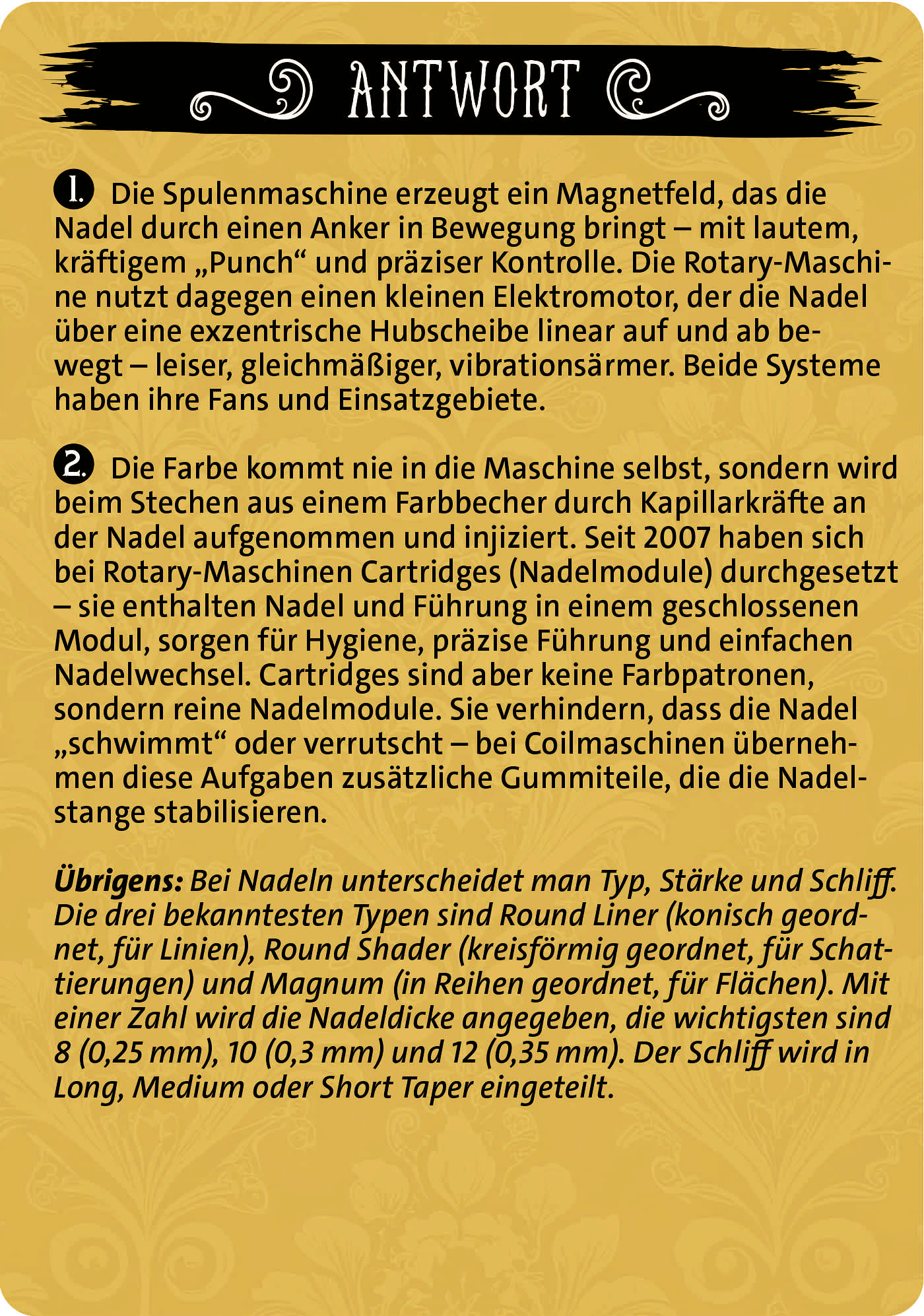 Das große Tattoo Quiz