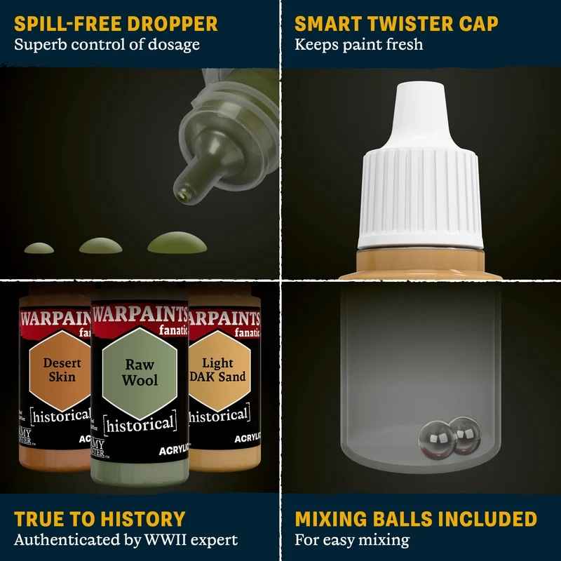 Army Painter – Historical: WWII German Afrika Korps Paint Set