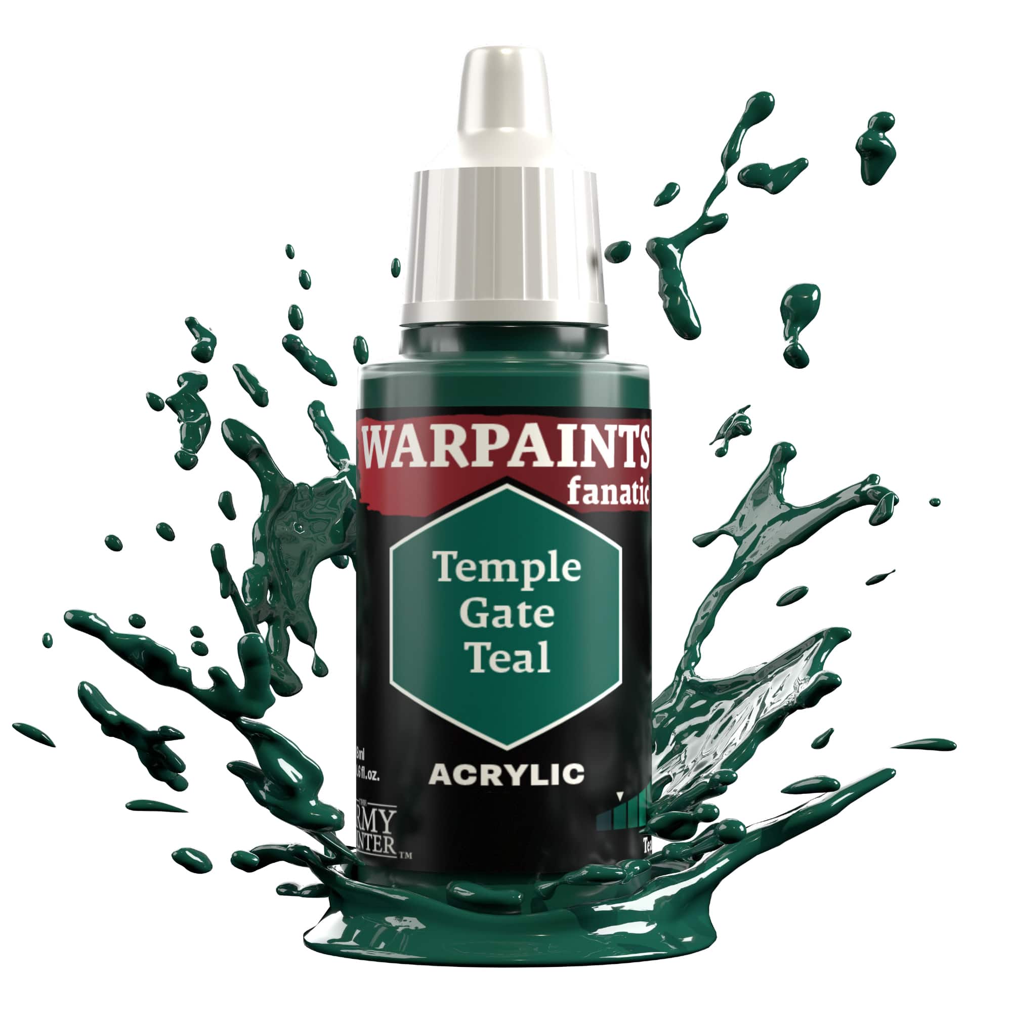 Army Painter Warpaints Fanatic: Temple Gate Teal (6)