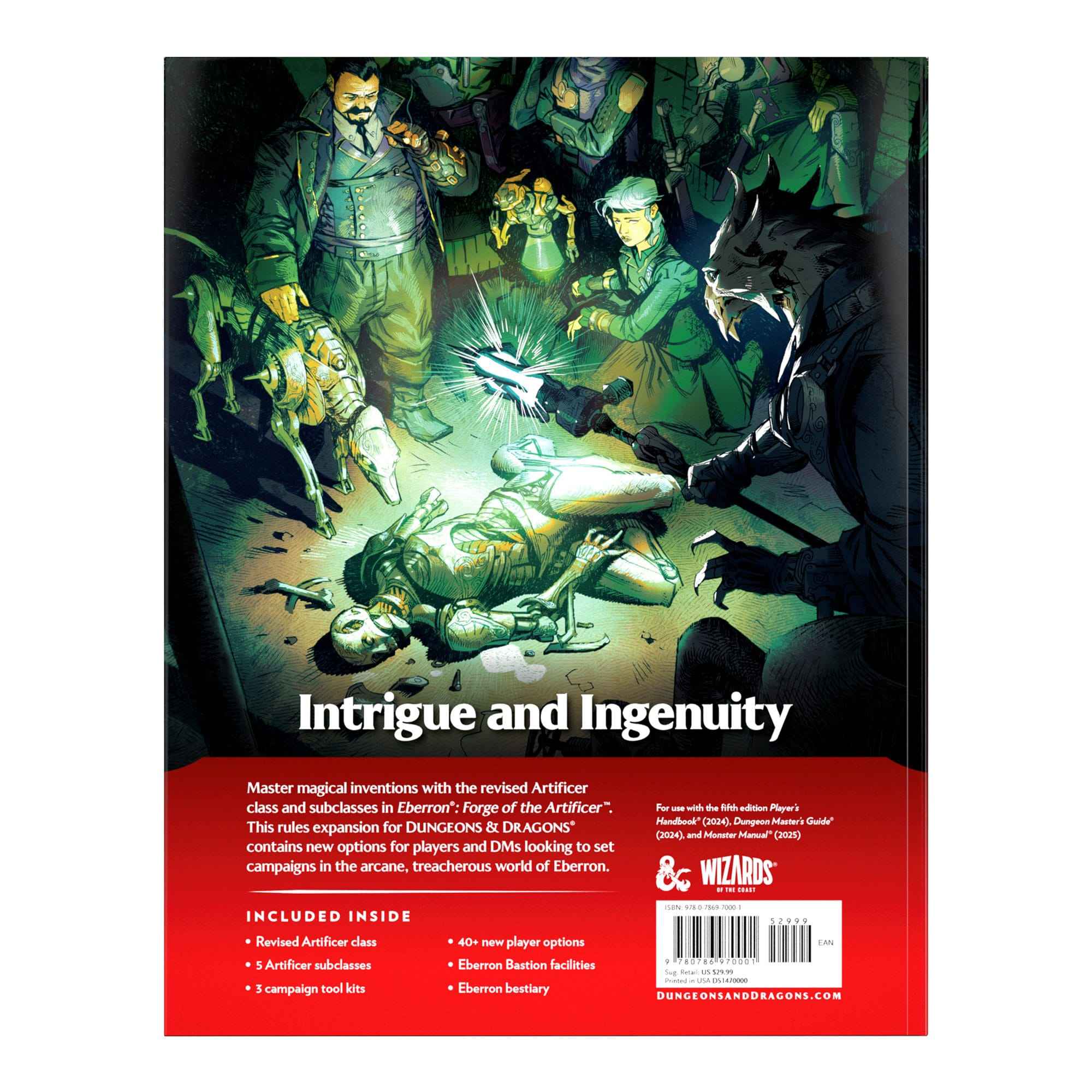 D&D: RPG Eberron: Forge of the Artificer englisch