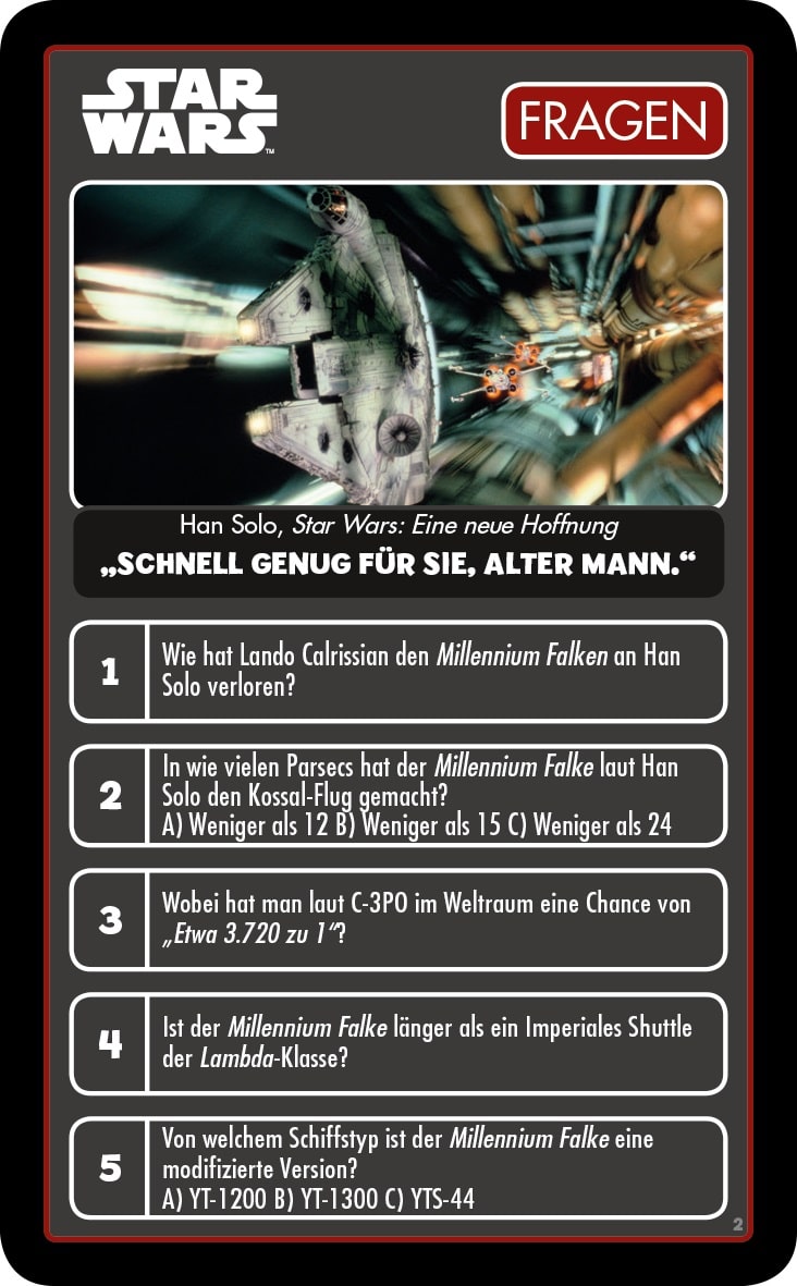 Top Trumps Quiz – Star Wars