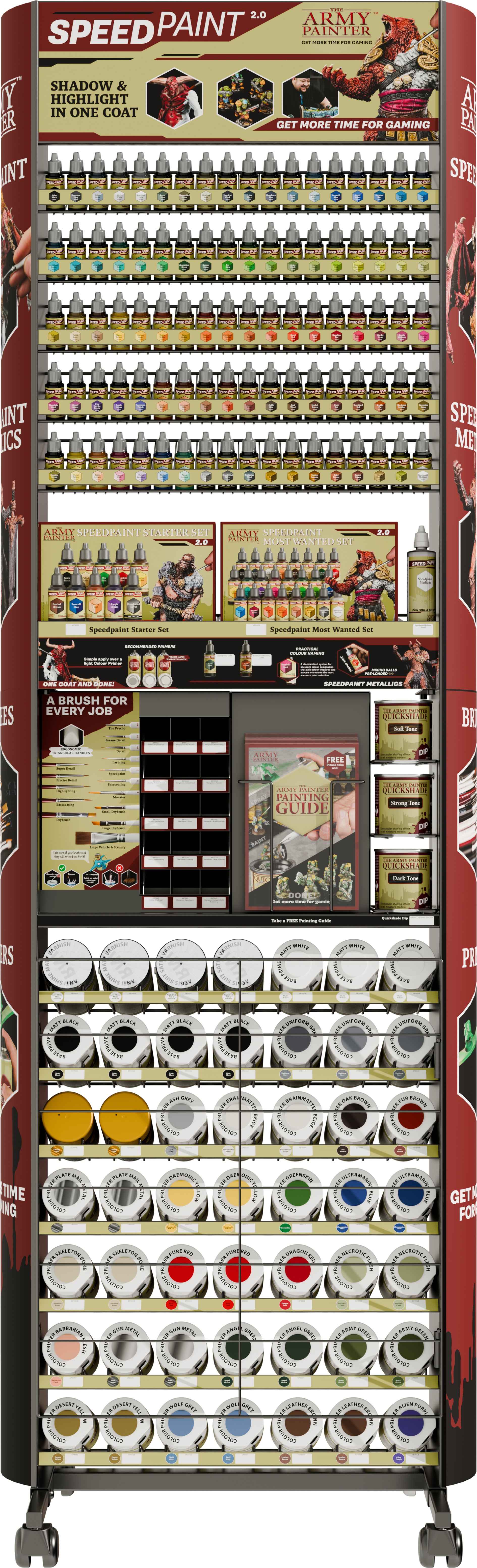 Army Painter - Army Painter Speedpaint & Colour Primer Rack *2025*